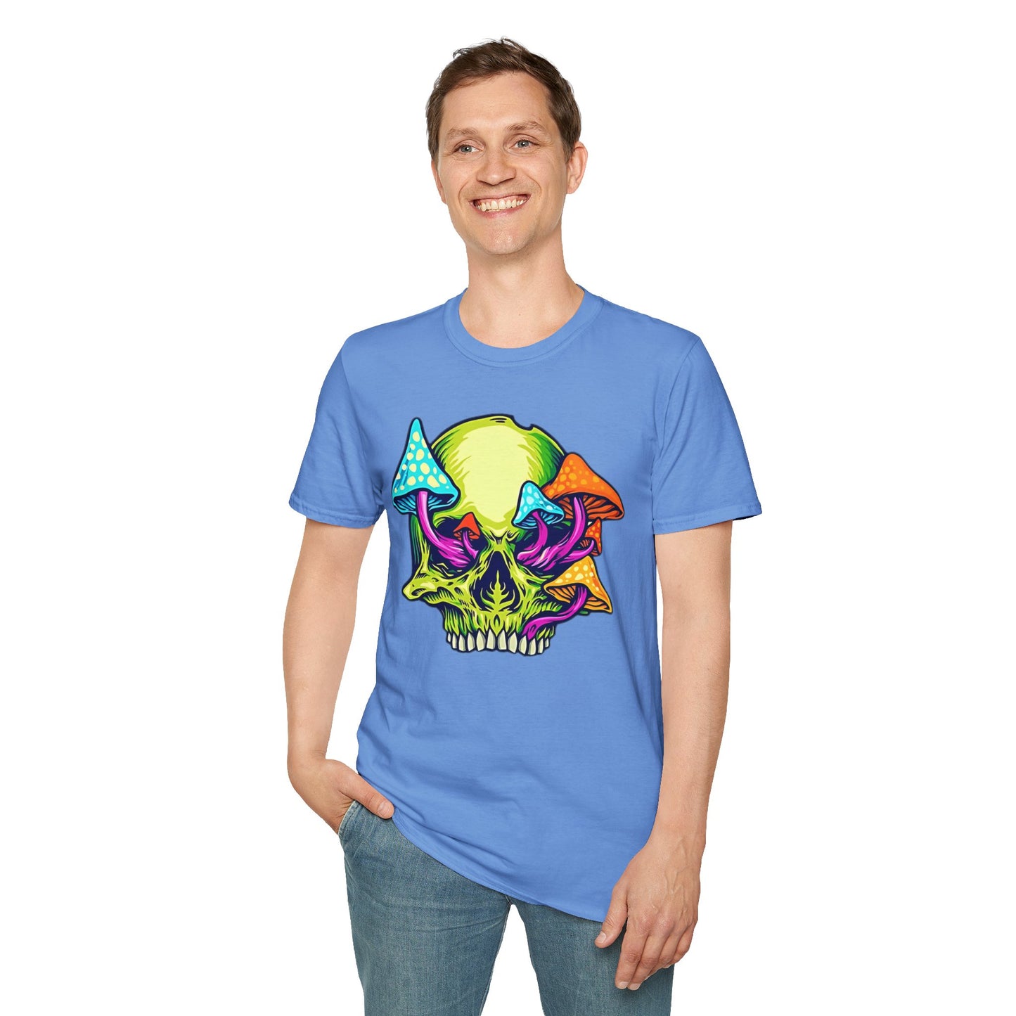 Skull Tee Shirt, Skeleton Shirt, Shirt with Skull, Shirt with Skeleton