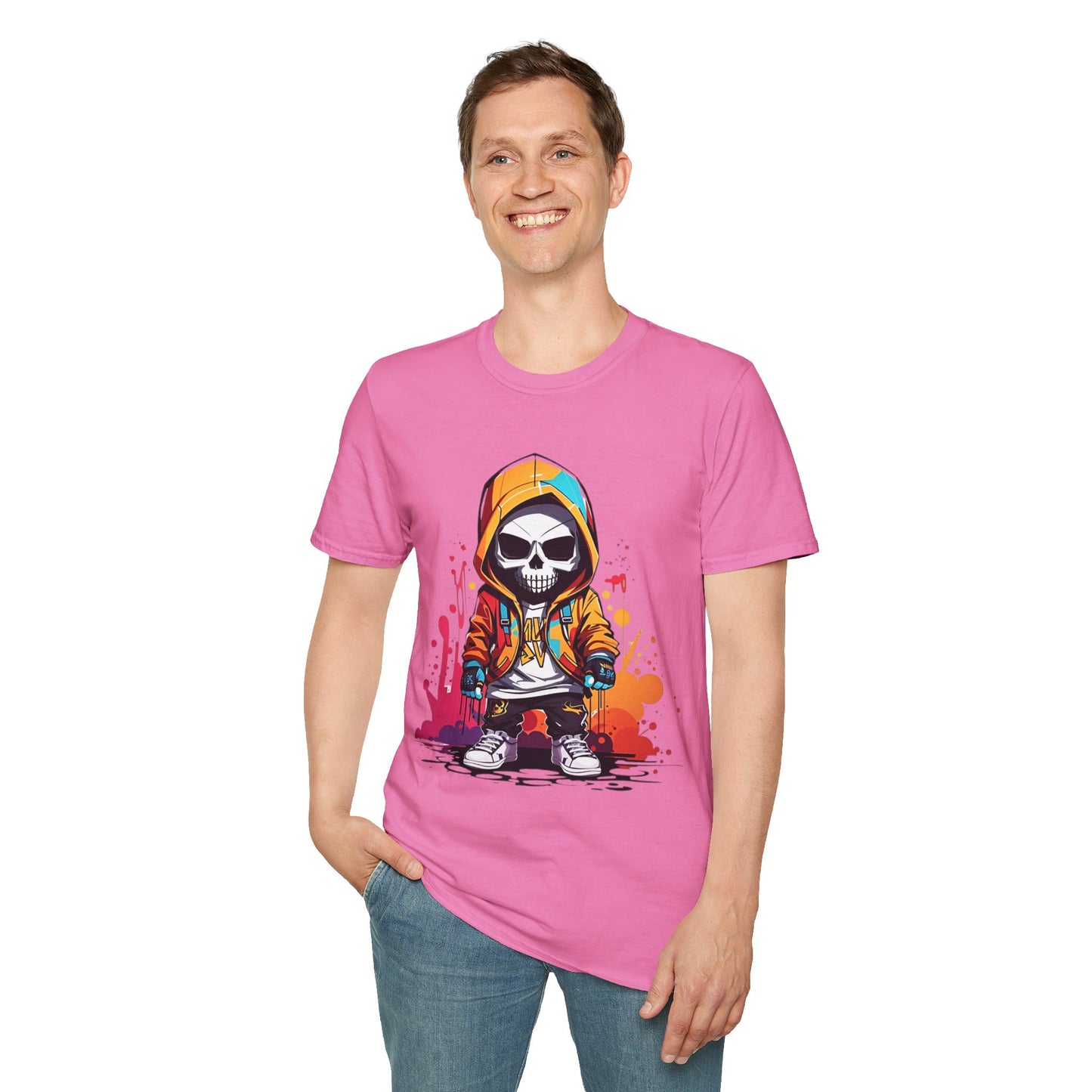 Skull Tee Shirt, Skeleton Shirt, Shirt with Skull, Shirt with Skeleton