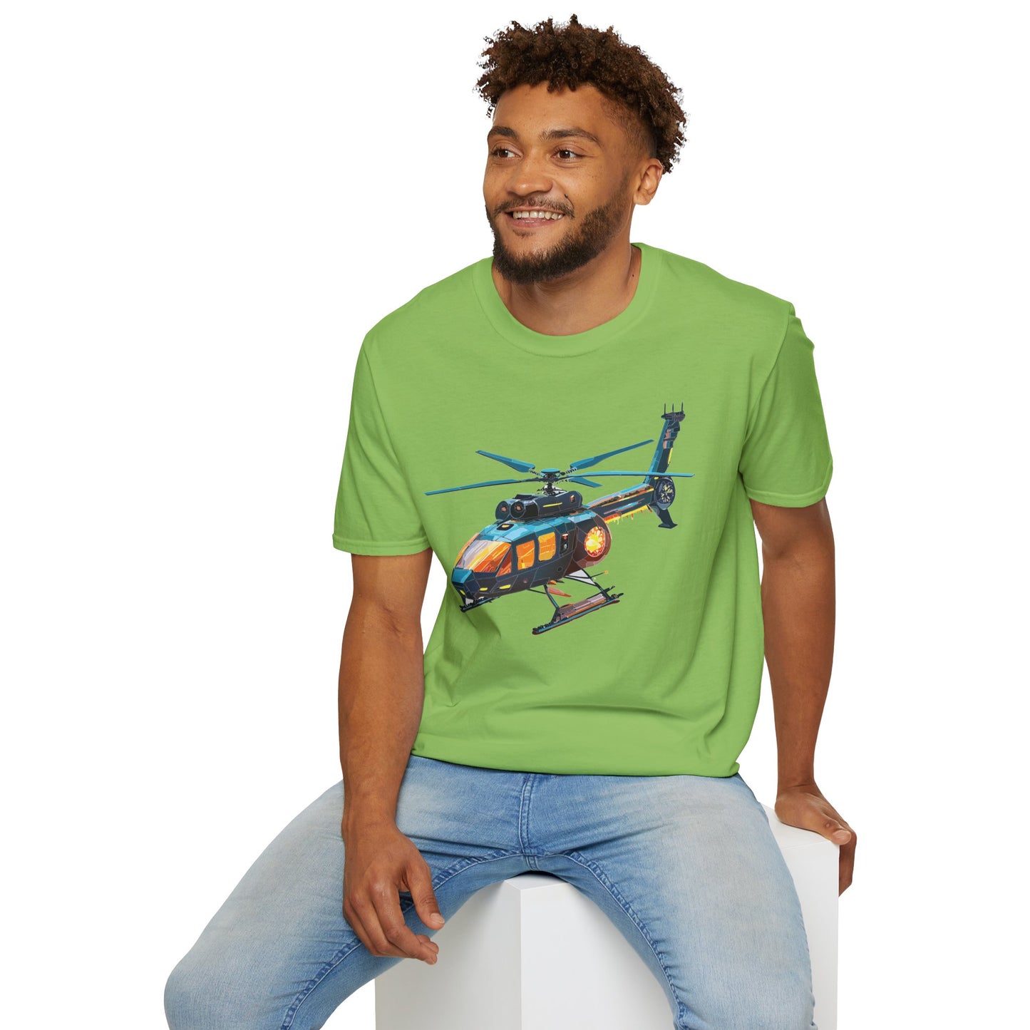Chopper Shirt, Helicopter Shirt, Shirt with Helicopter, T Shirt with Chopper