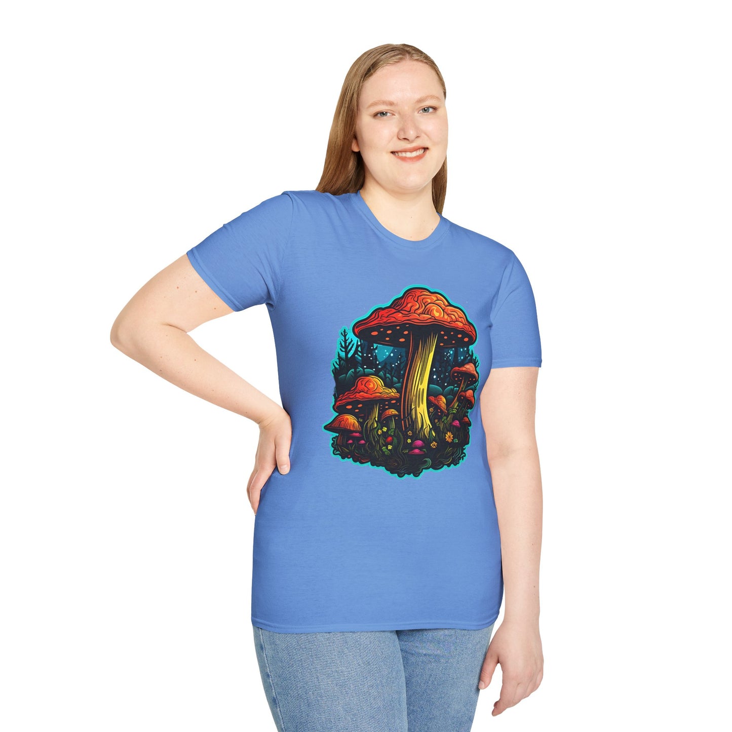 Mashroom Tee Shirt, Mashroom Shirt, Shirt with Funny Mashroom, Shirt with Fungus