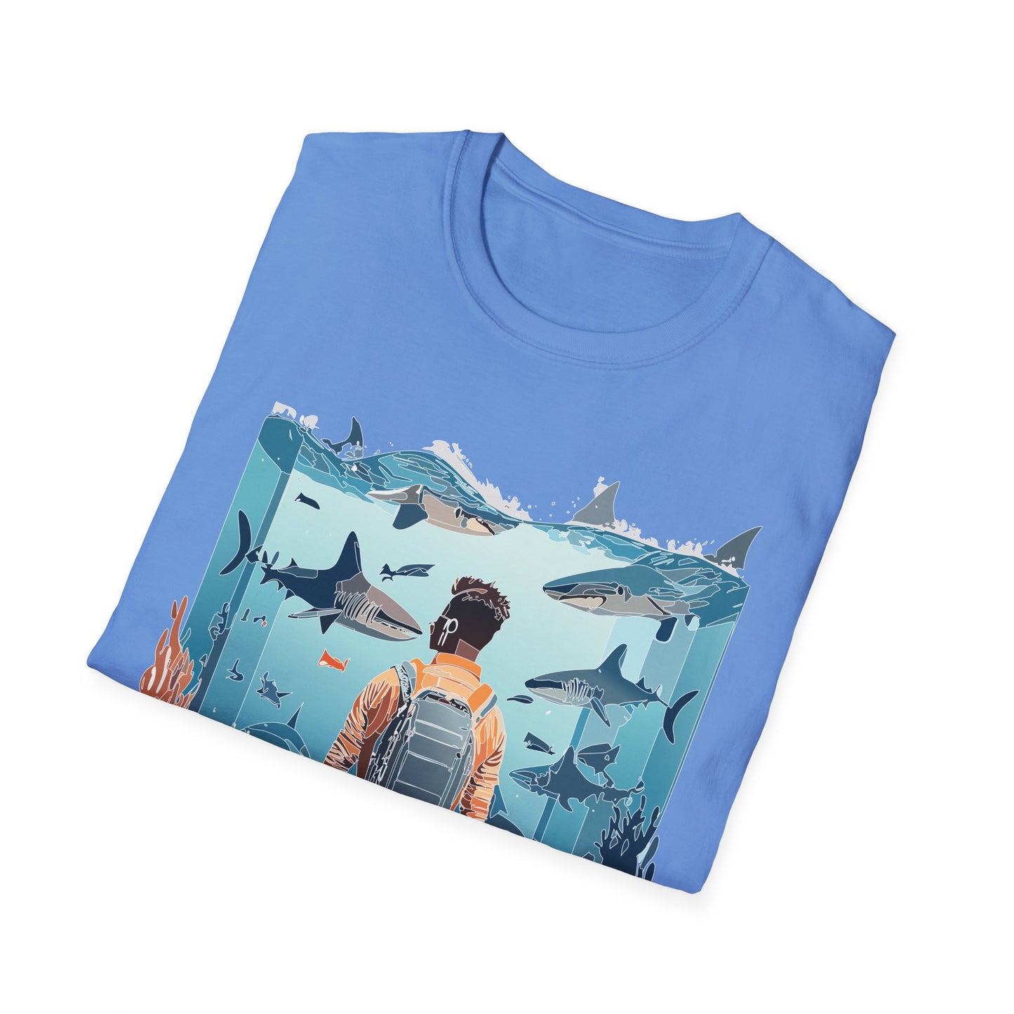Ocean Tee Shirt, Ocean Shirt, Shirt with Ocean, U boat Tees, Shirt with U-Boat