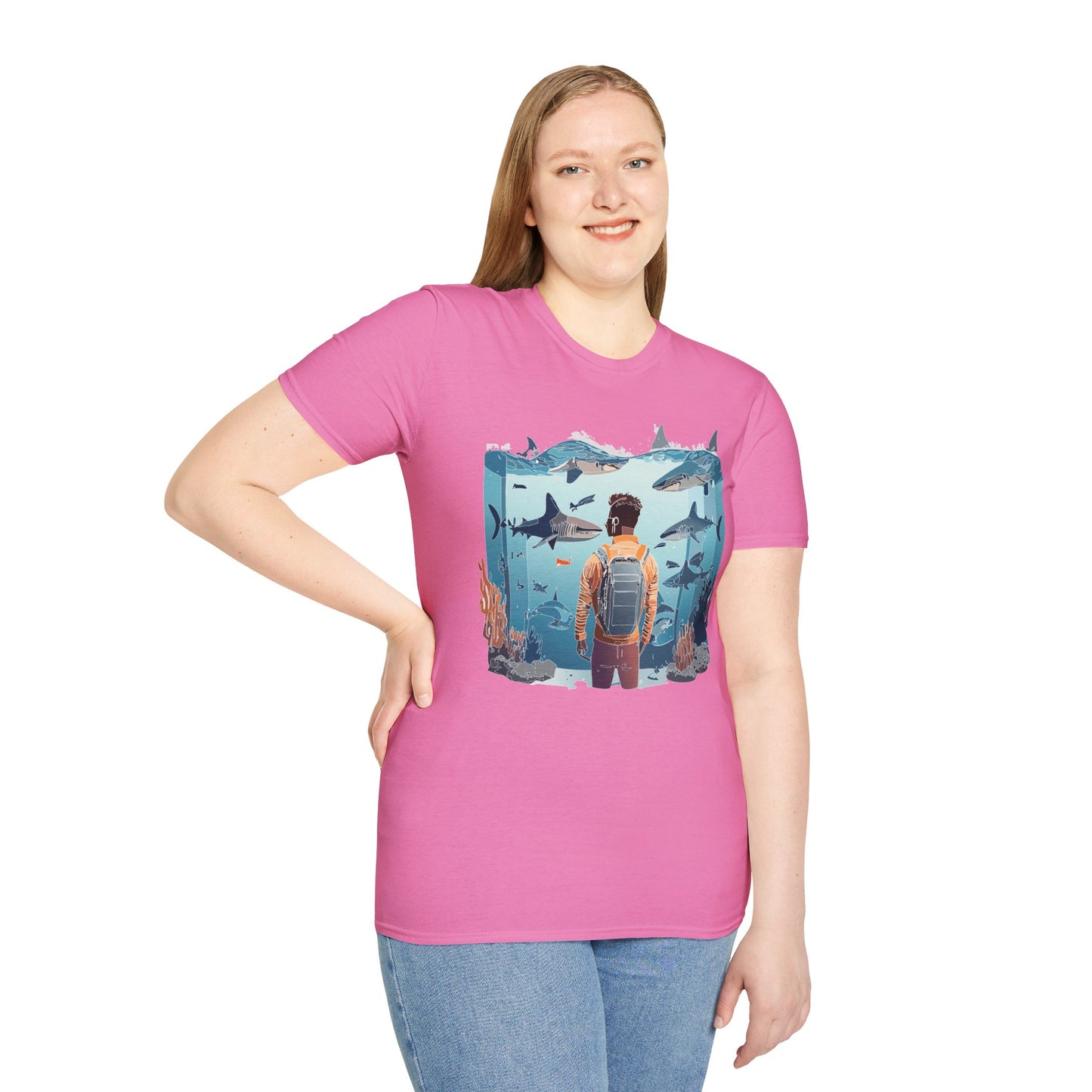 Ocean Tee Shirt, Ocean Shirt, Shirt with Ocean, U boat Tees, Shirt with U-Boat