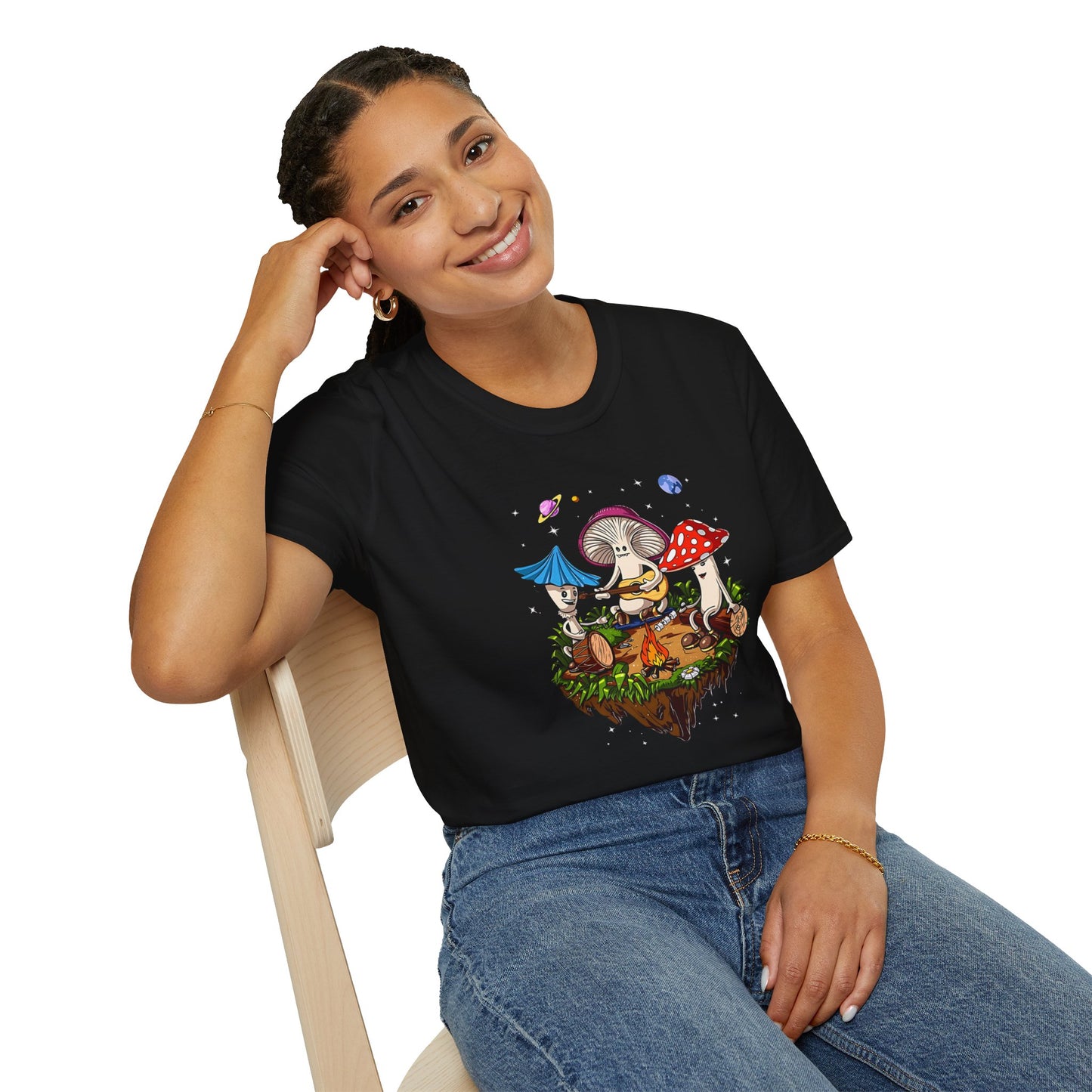 Mashroom Tee Shirt, Mashroom Shirt, Shirt with Funny Mashroom, Shirt with Fungus