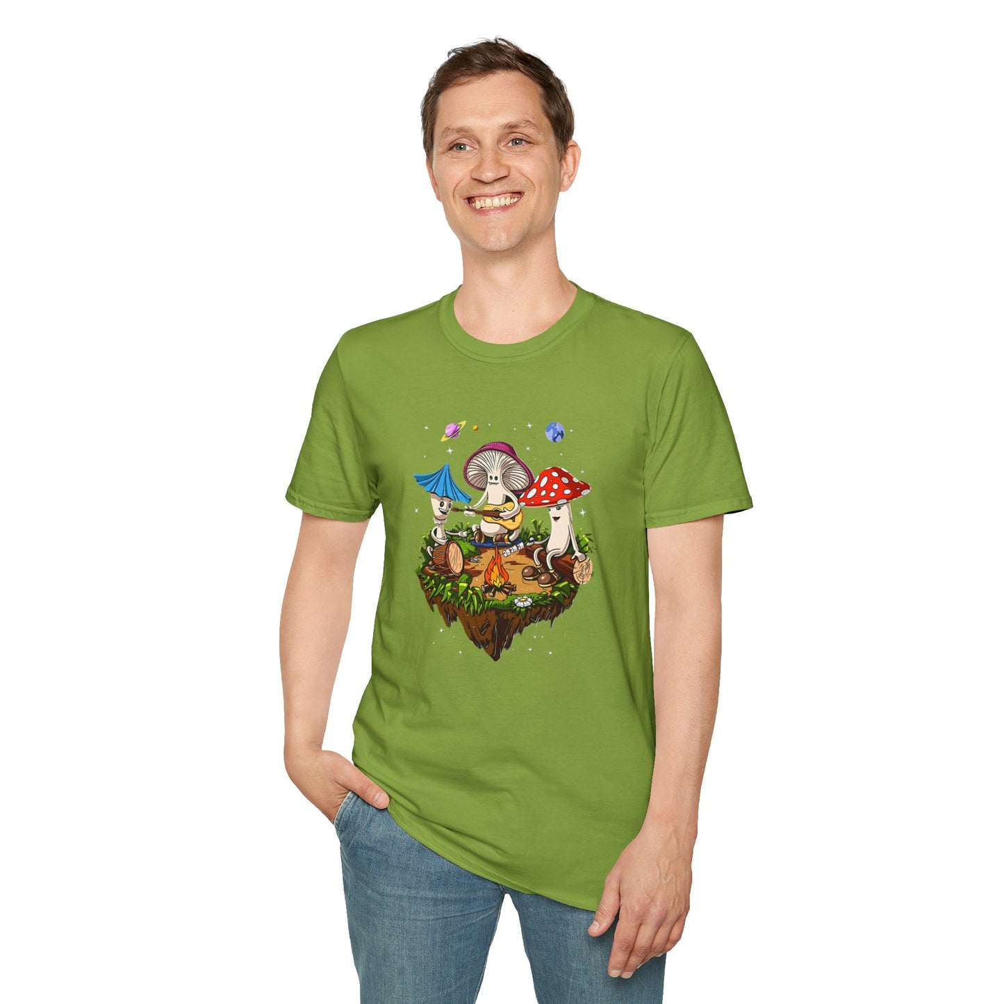 Mashroom Tee Shirt, Mashroom Shirt, Shirt with Funny Mashroom, Shirt with Fungus