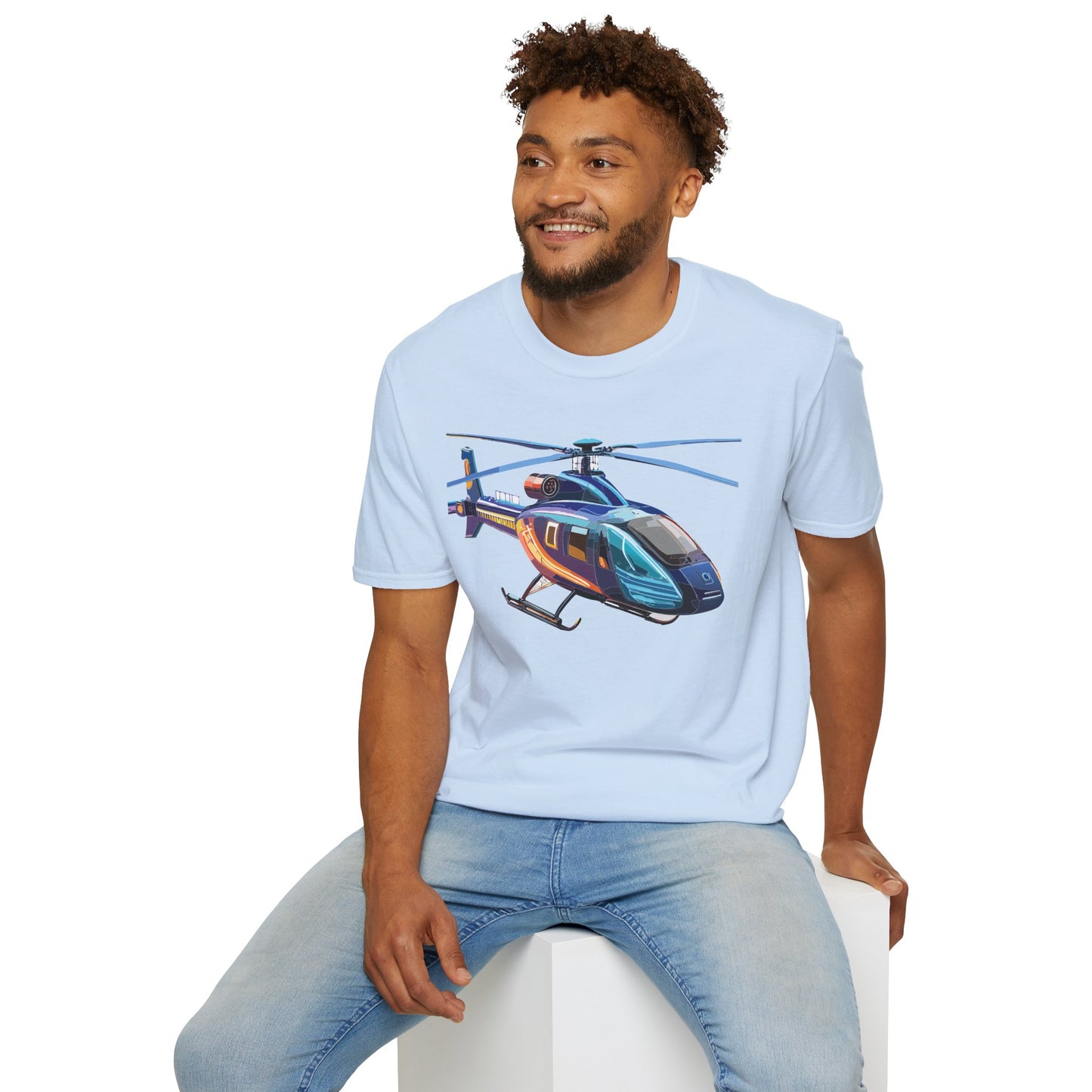 Chopper Shirt, Helicopter Shirt, Shirt with Helicopter, T Shirt with Chopper