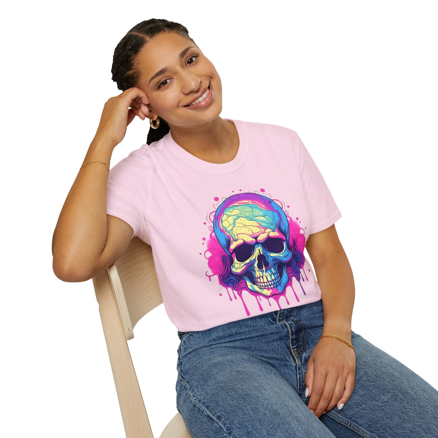 Skull Tee Shirt, Skeleton Shirt, Shirt with Skull, Shirt with Skeleton