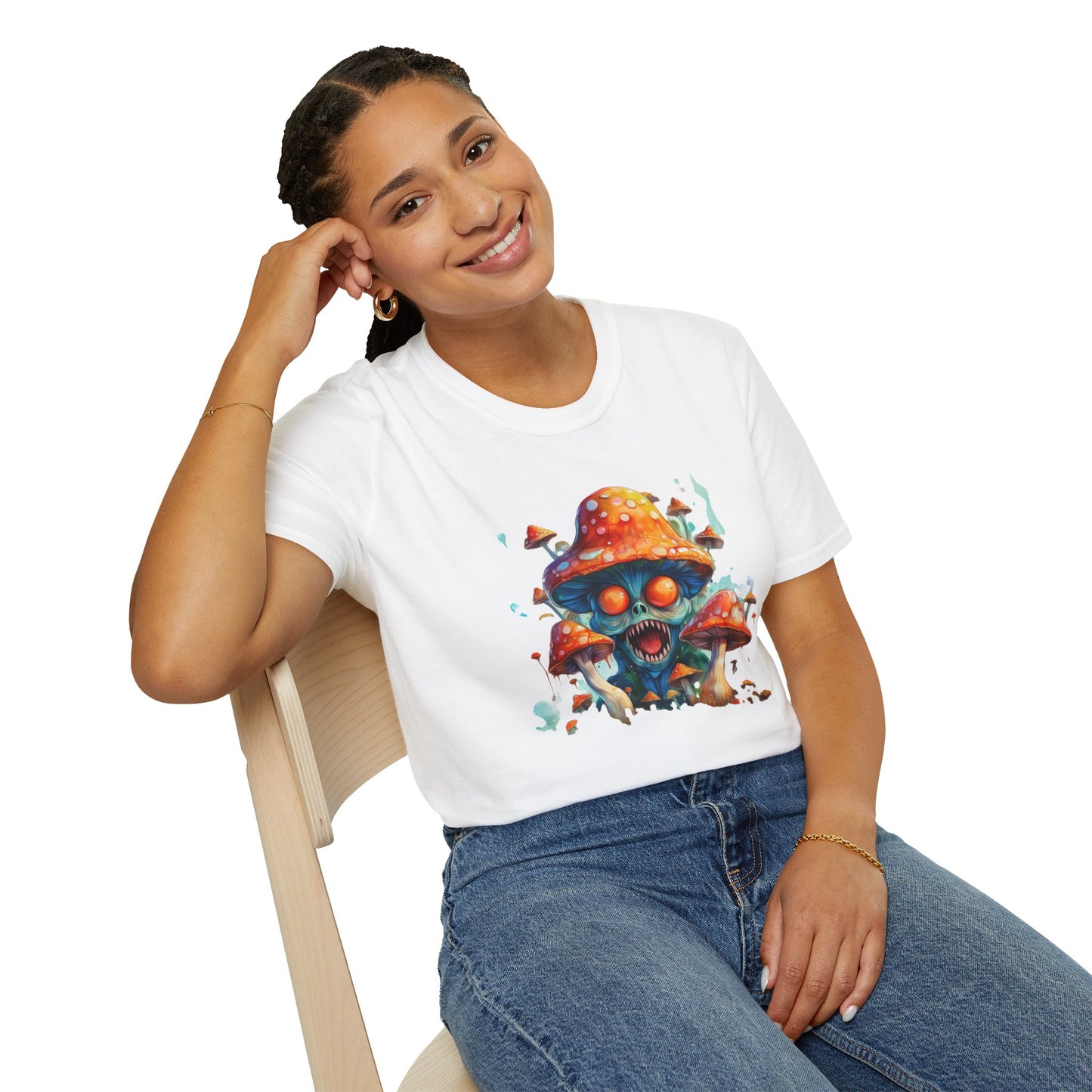 Mashroom Tee Shirt, Mashroom Shirt, Shirt with Funny Mashroom, Shirt with Fungus