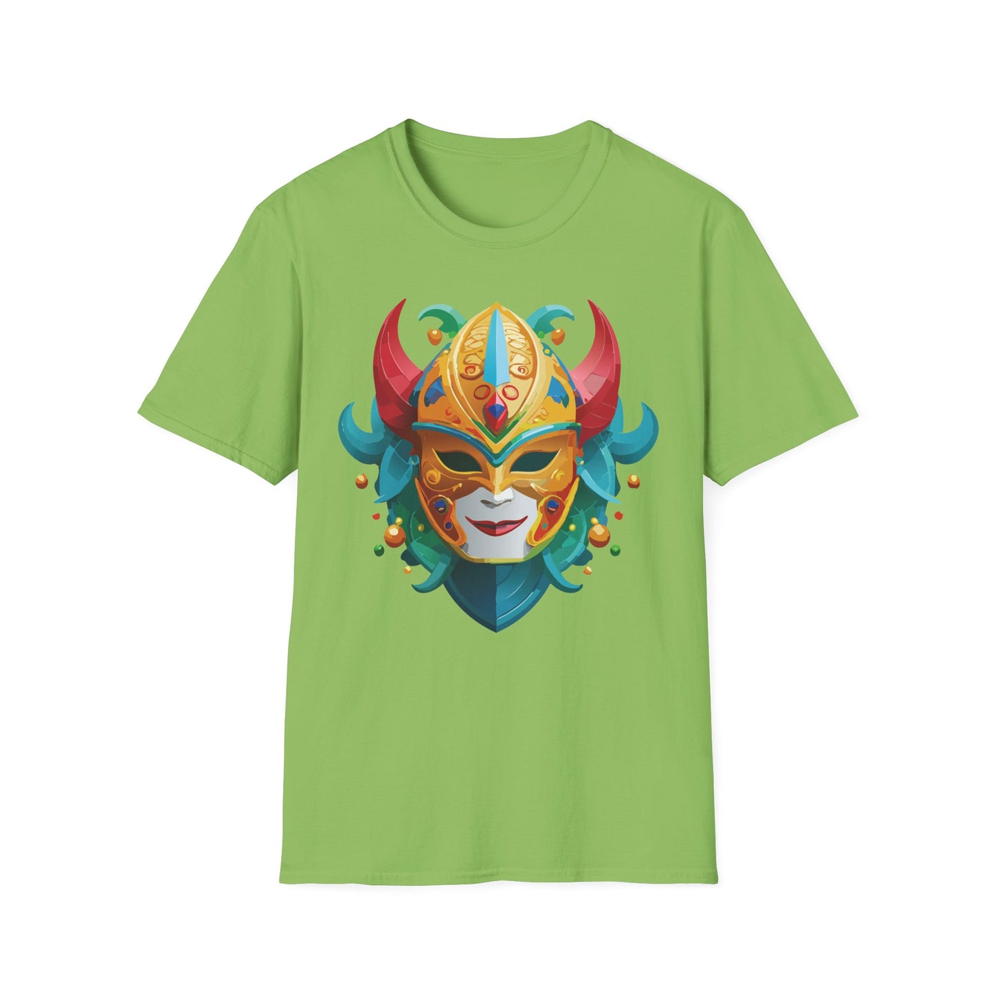 Mask Tee Shirt, Mask Shirt, Shirt with Mask, Masquerade Tees