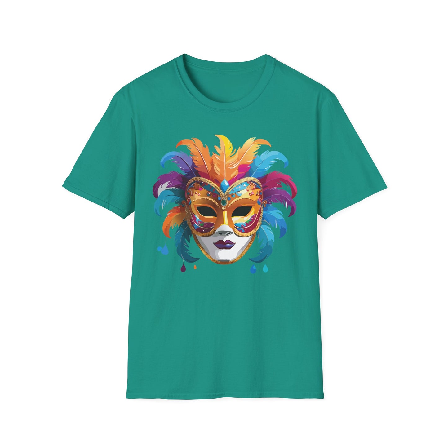 Mask Tee Shirt, Mask Shirt, Shirt with Mask, Masquerade Tees