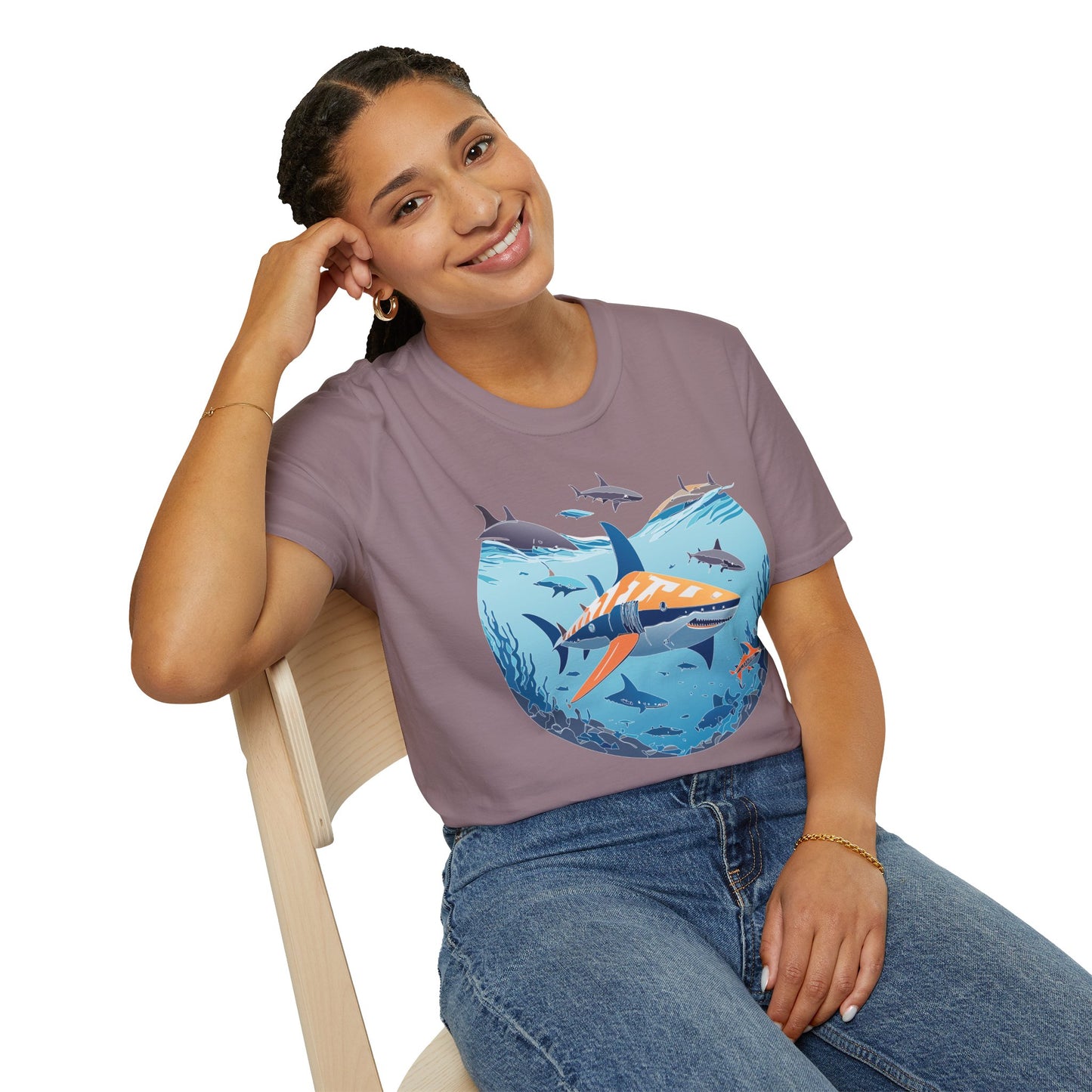 Ocean Tee Shirt, Ocean Shirt, Shirt with Ocean, U boat Tees, Shirt with U-Boat
