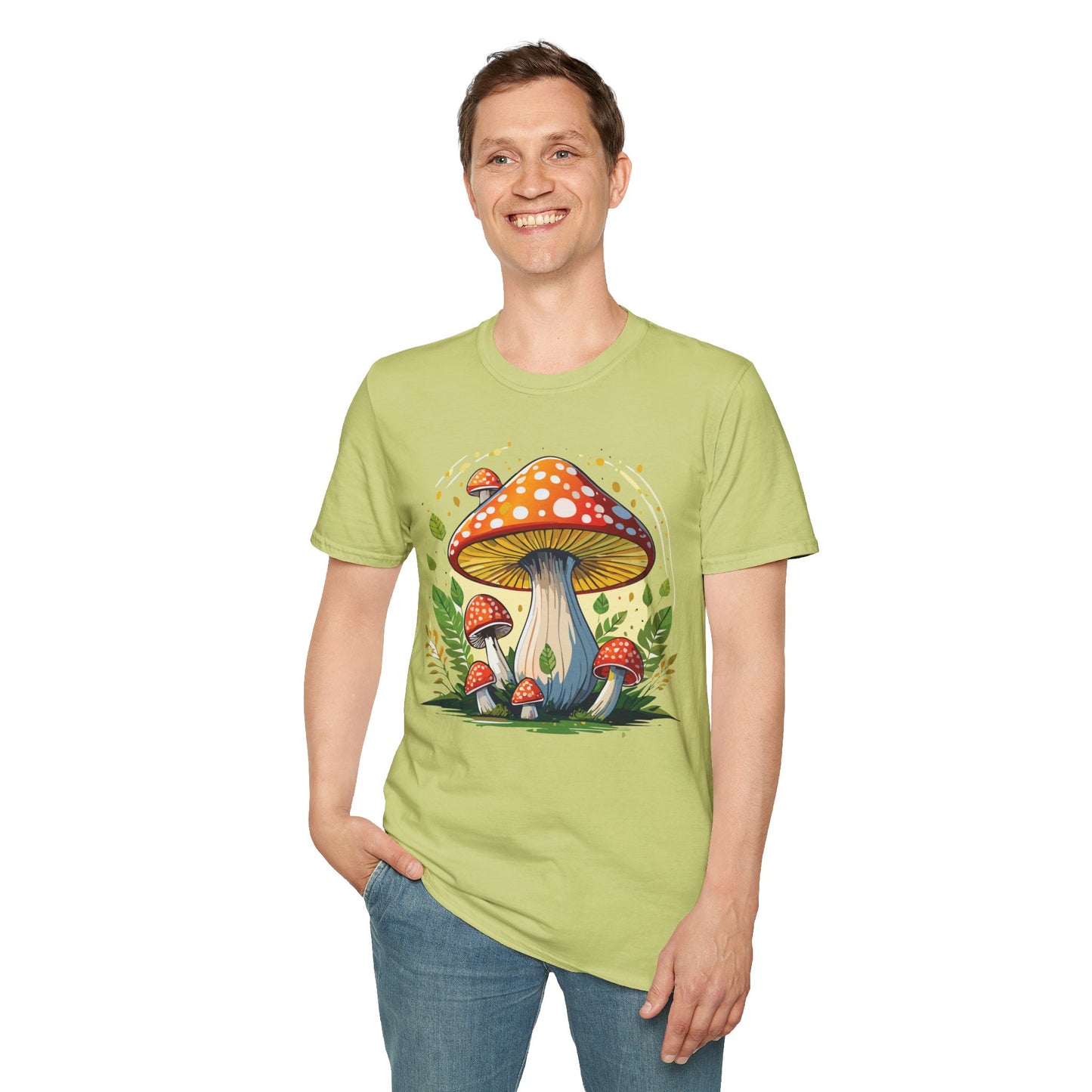 Mashroom Tee Shirt, Mashroom Shirt, Shirt with Funny Mashroom, Shirt with Fungus