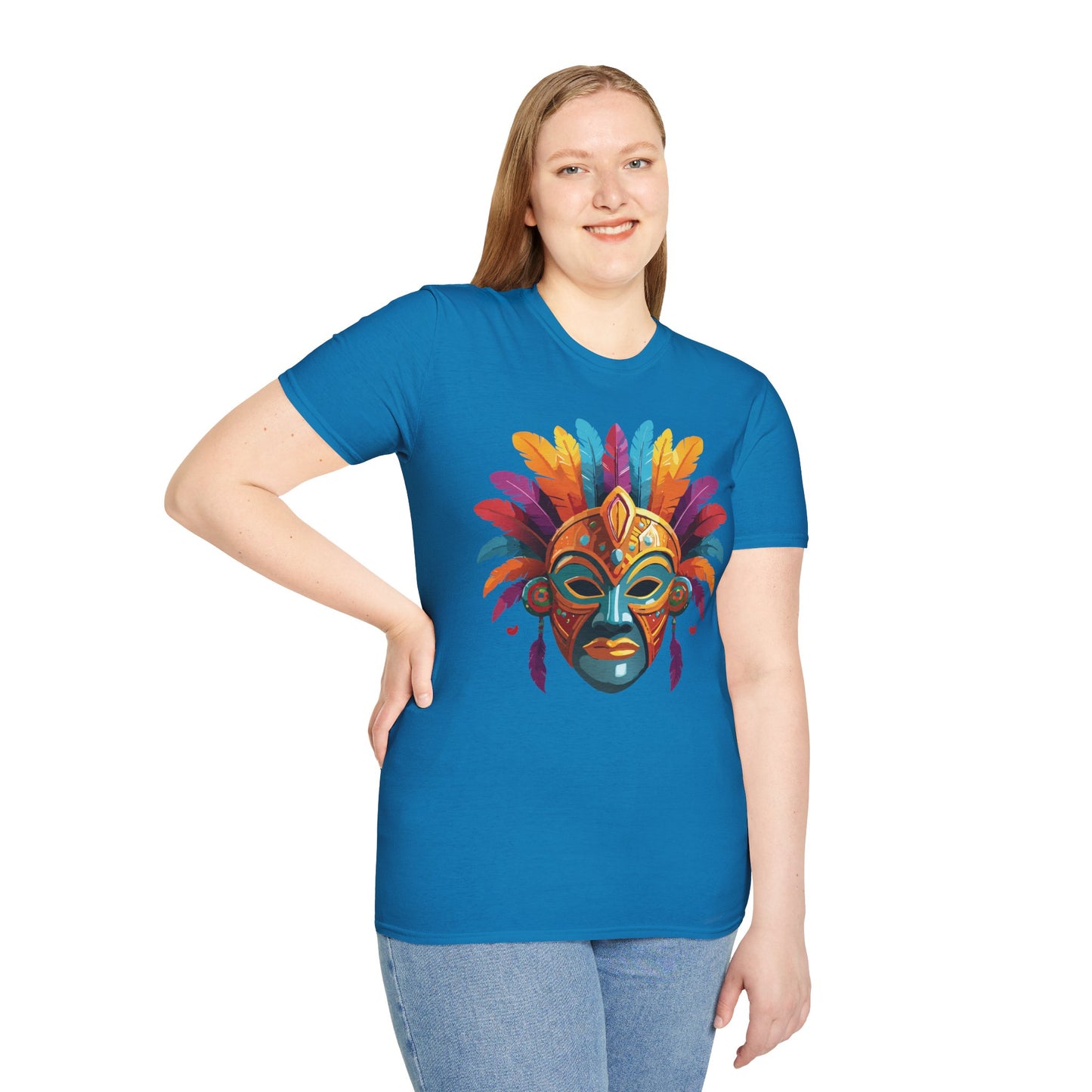Mask Tee Shirt, Mask Shirt, Shirt with Mask, Masquerade Tees