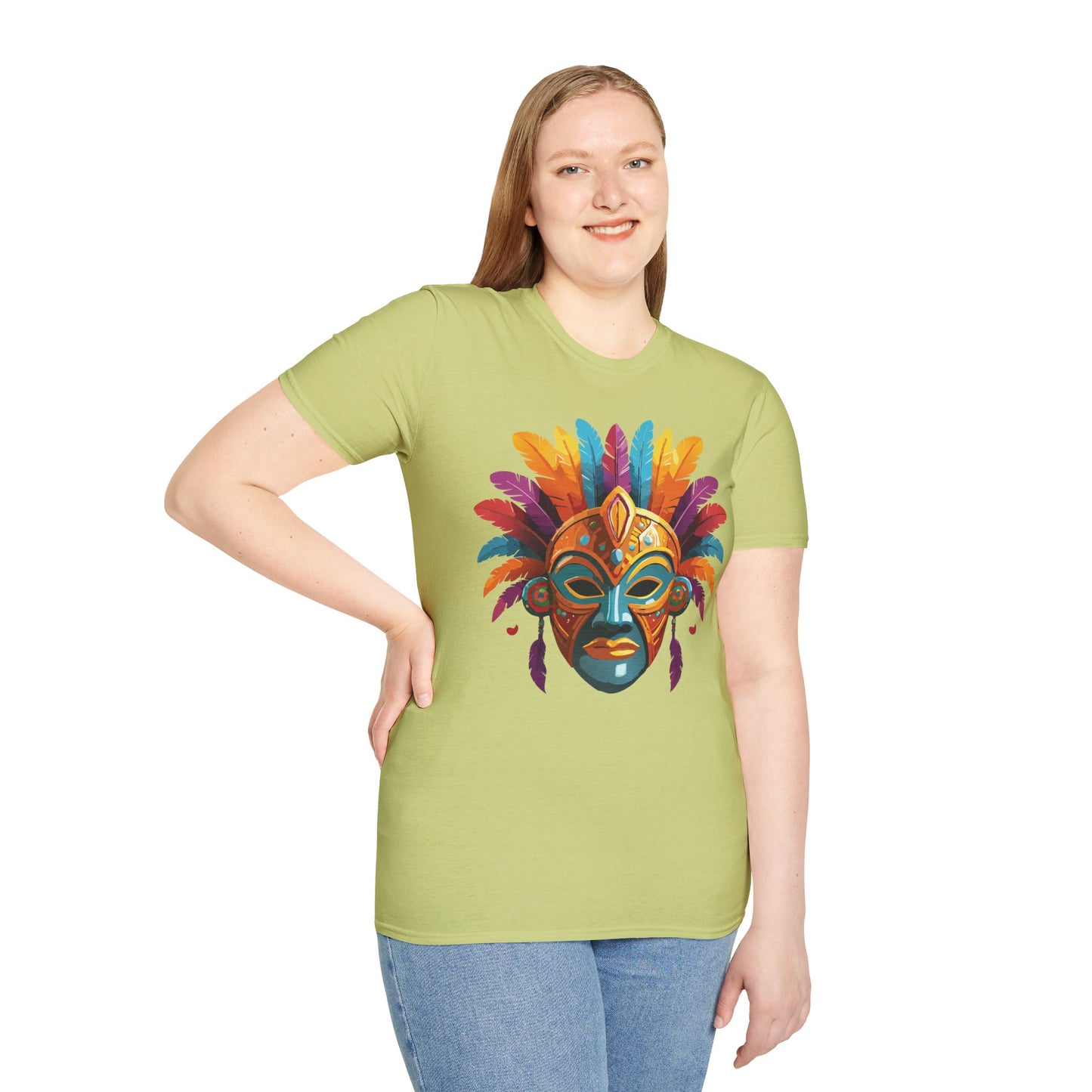 Mask Tee Shirt, Mask Shirt, Shirt with Mask, Masquerade Tees