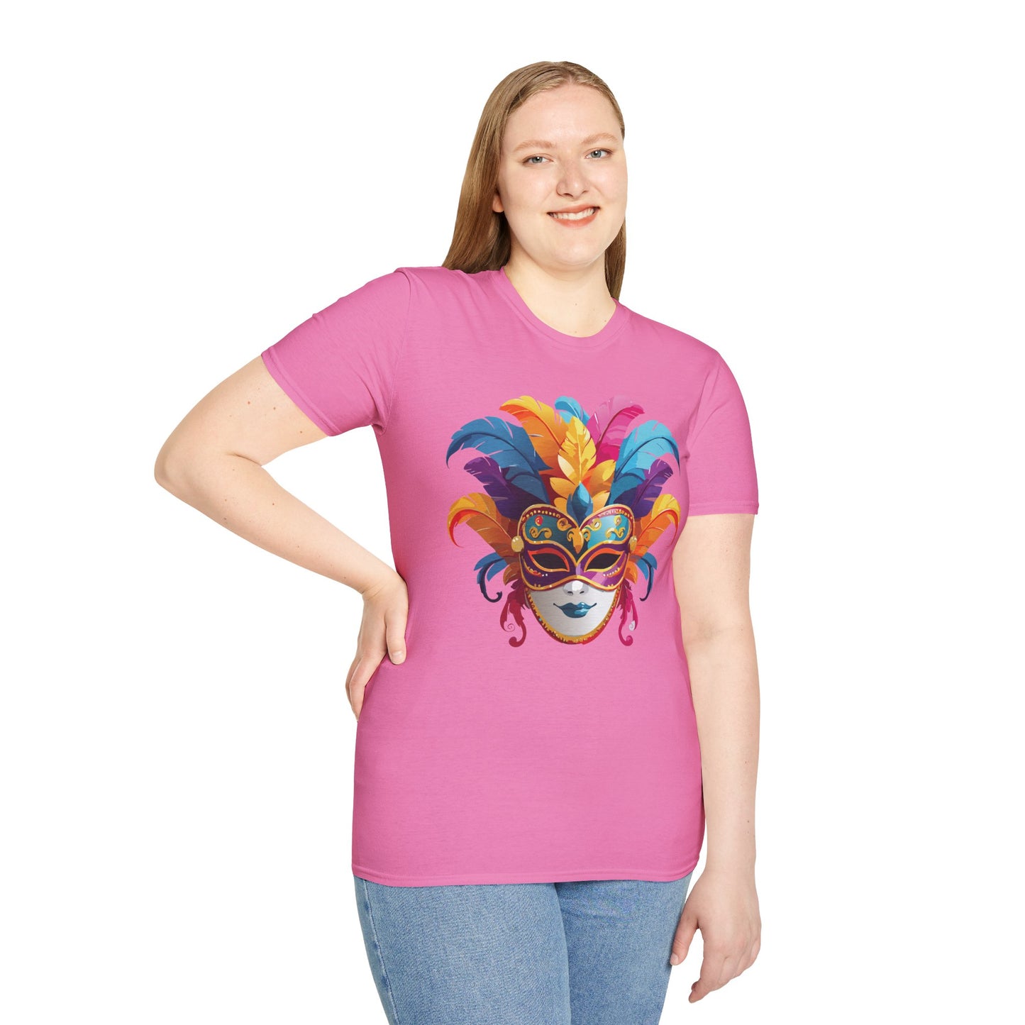 Mask Tee Shirt, Mask Shirt, Shirt with Mask, Masquerade Tees