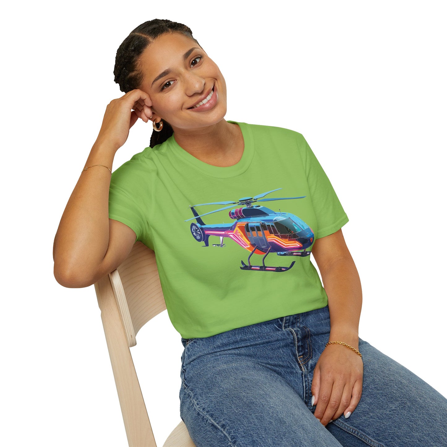 Chopper Shirt, Helicopter Shirt, Shirt with Helicopter, T Shirt with Chopper