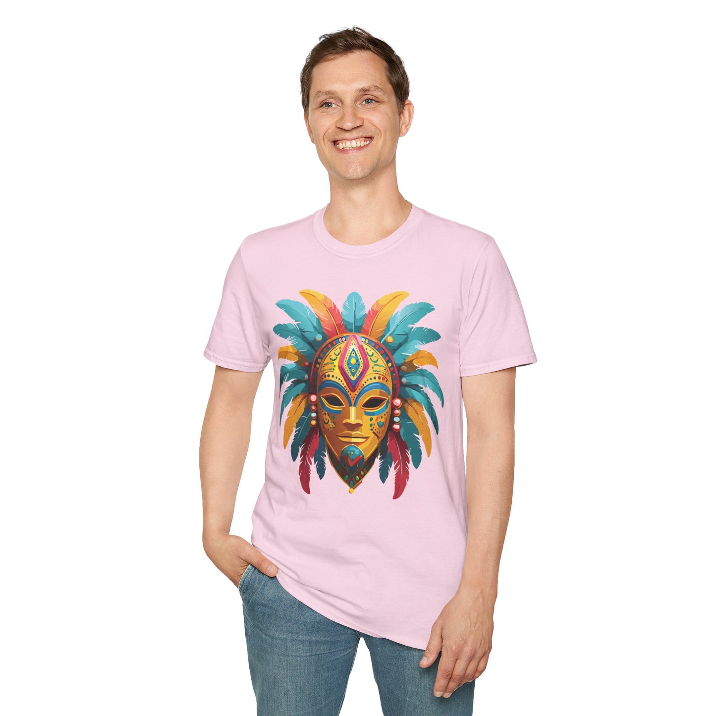 Mask Tee Shirt, Mask Shirt, Shirt with Mask, Masquerade Tees