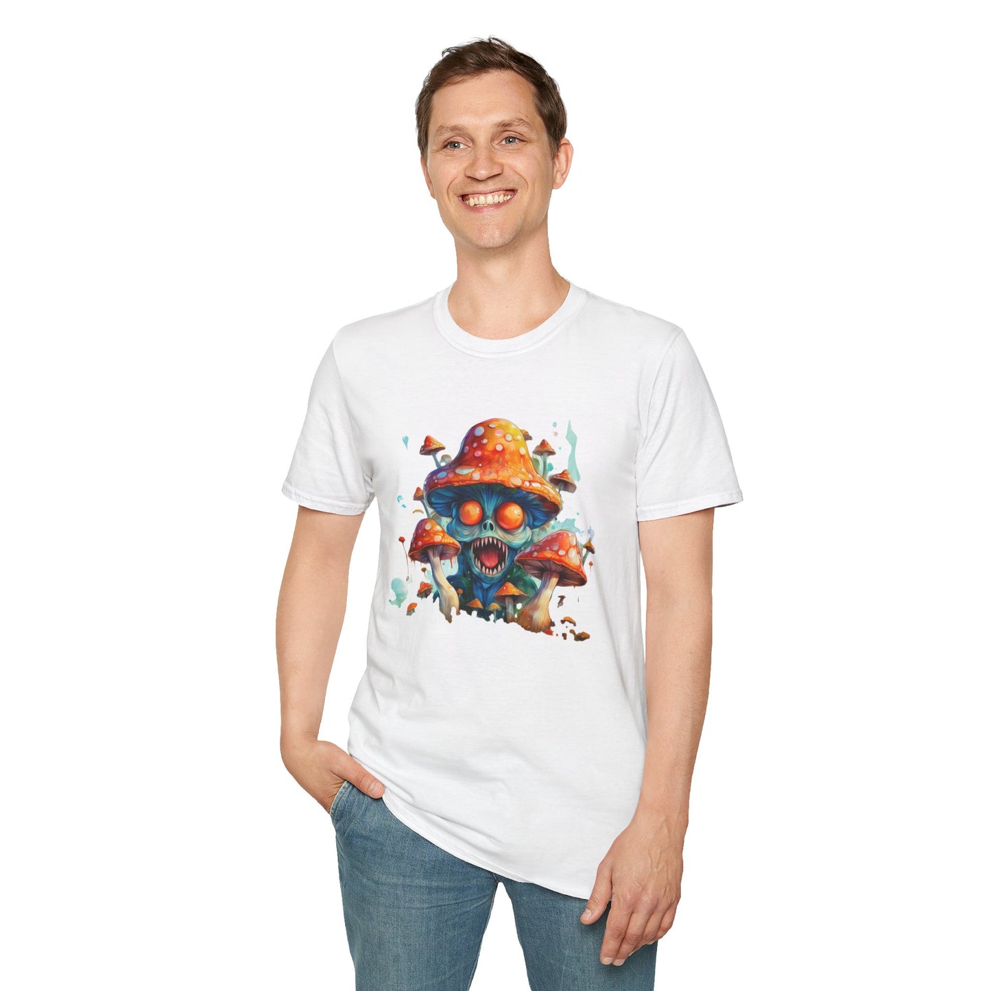 Mashroom Tee Shirt, Mashroom Shirt, Shirt with Funny Mashroom, Shirt with Fungus