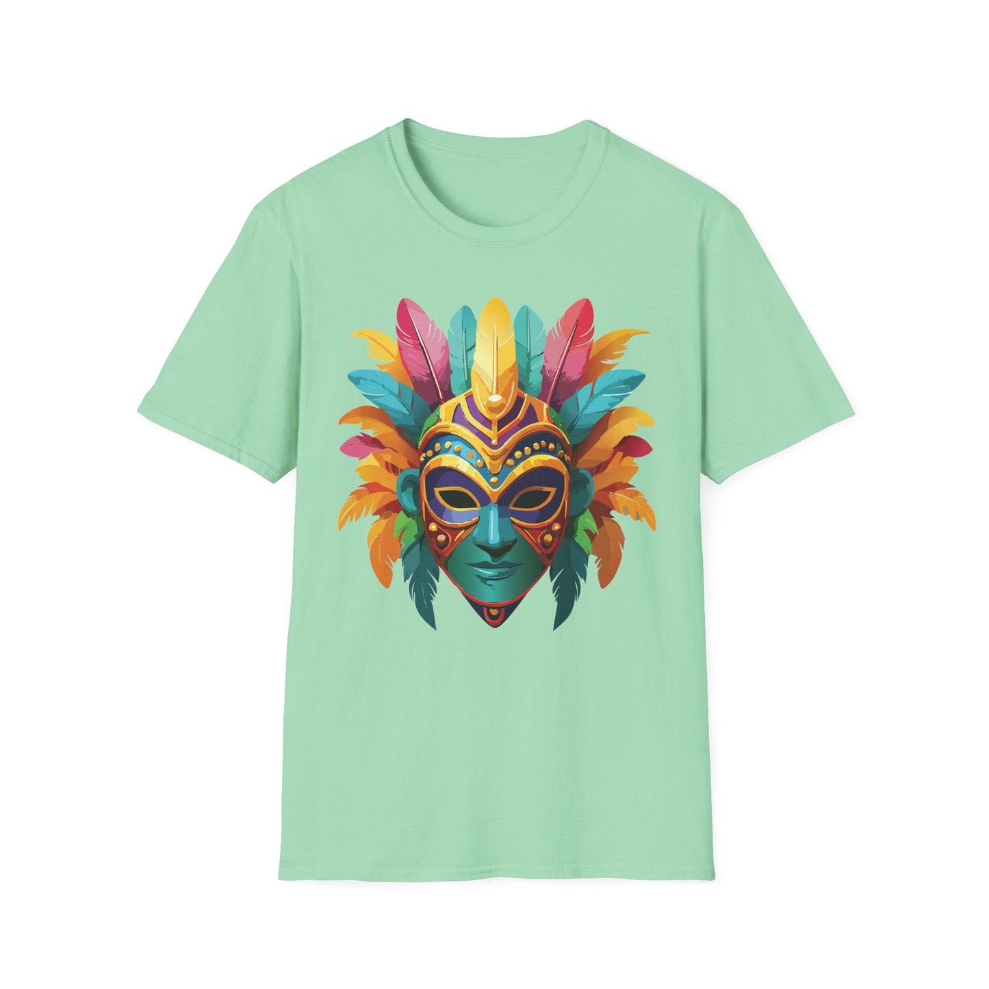 Mask Tee Shirt, Mask Shirt, Shirt with Mask, Masquerade Tees