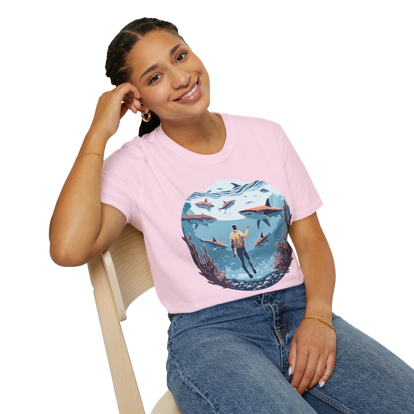 Ocean Tee Shirt, Ocean Shirt, Shirt with Ocean, U boat Tees, Shirt with U-Boat