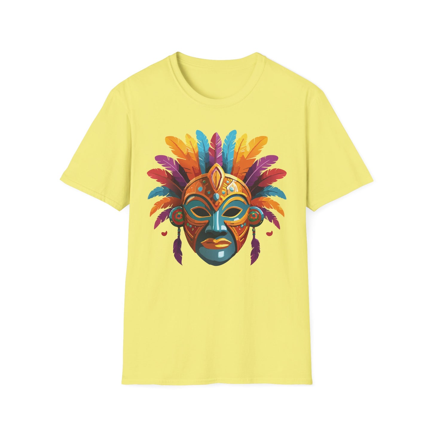 Mask Tee Shirt, Mask Shirt, Shirt with Mask, Masquerade Tees