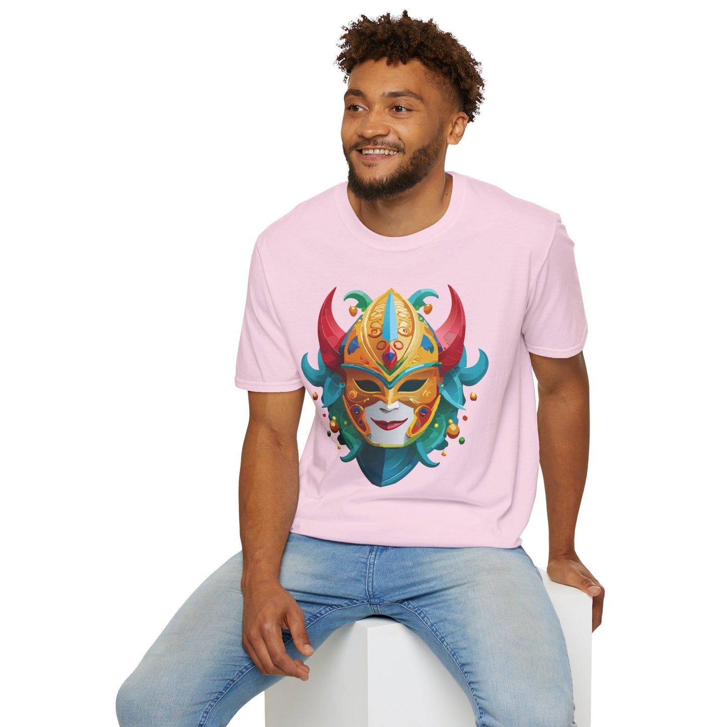 Mask Tee Shirt, Mask Shirt, Shirt with Mask, Masquerade Tees