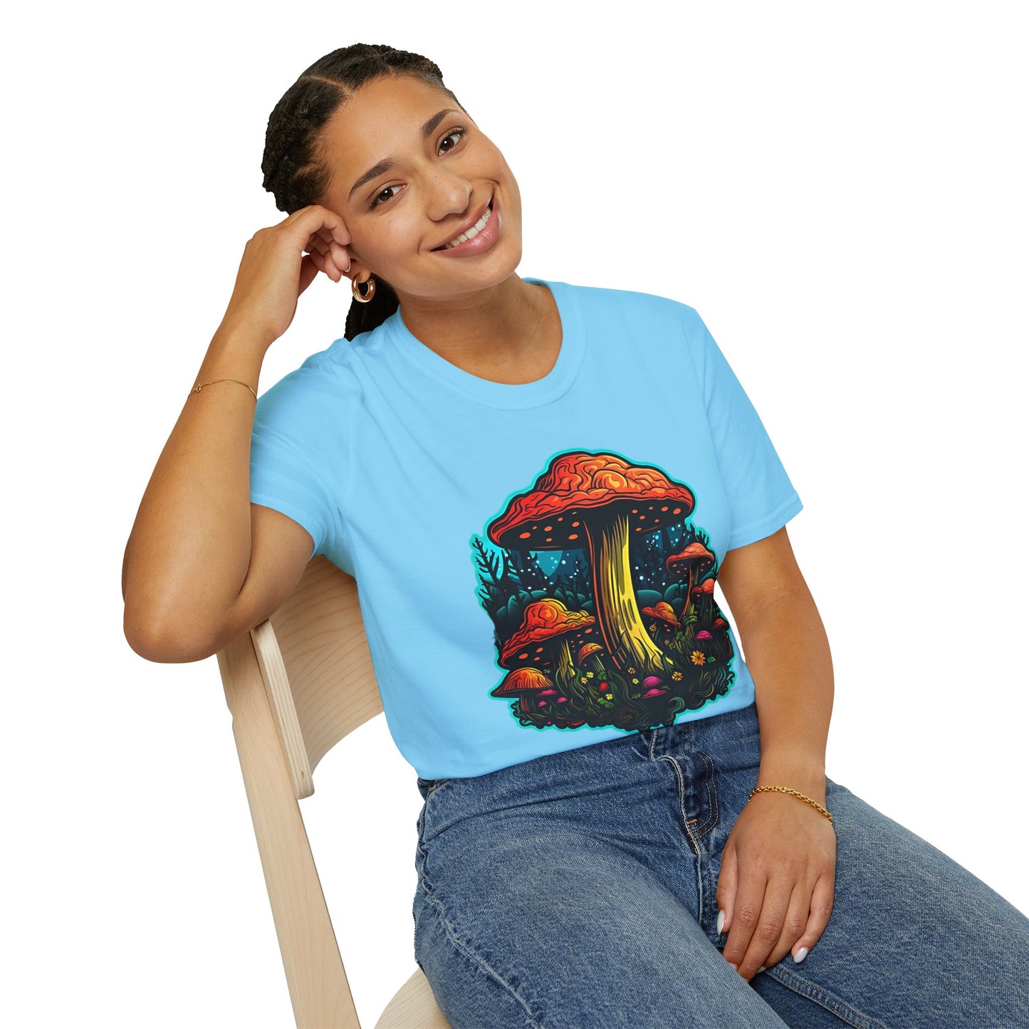 Mashroom Tee Shirt, Mashroom Shirt, Shirt with Funny Mashroom, Shirt with Fungus