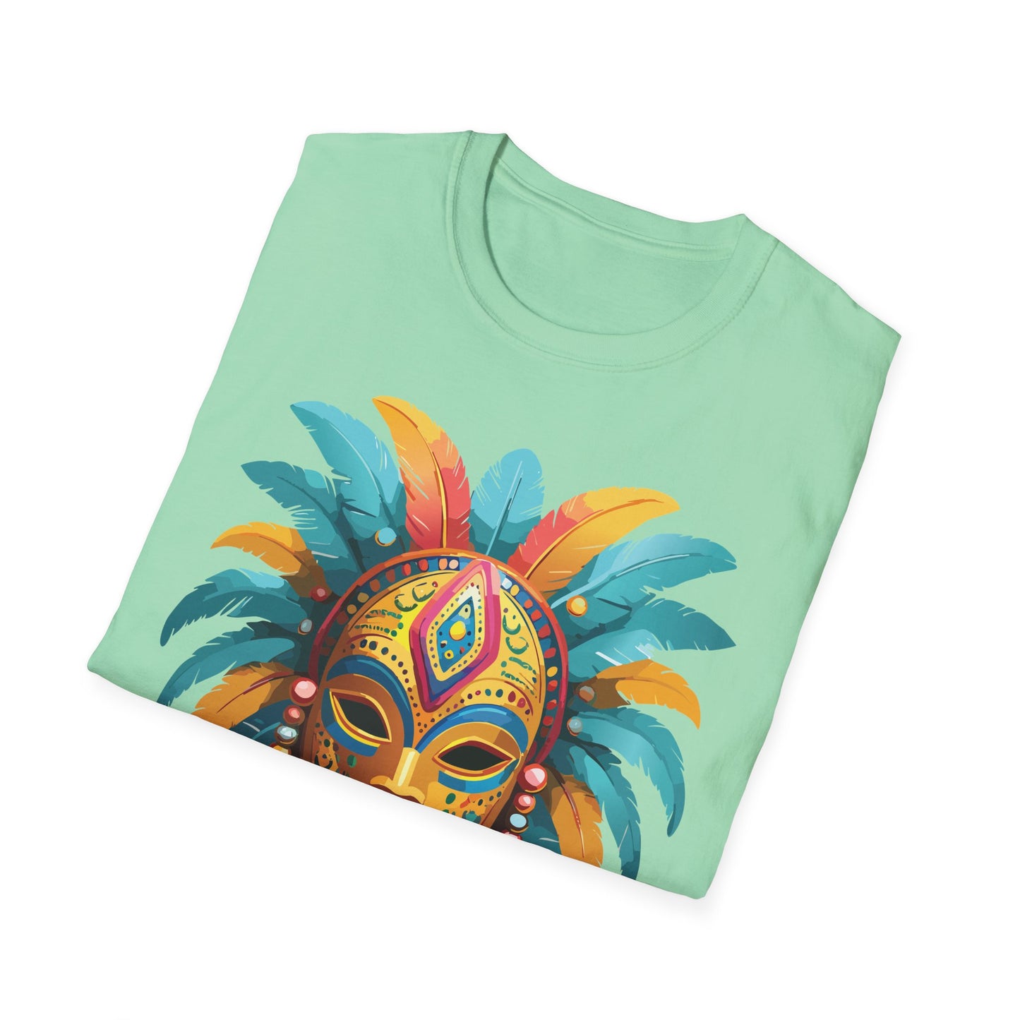 Mask Tee Shirt, Mask Shirt, Shirt with Mask, Masquerade Tees