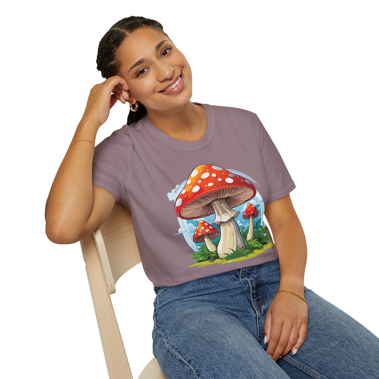 Mashroom Tee Shirt, Mashroom Shirt, Shirt with Funny Mashroom, Shirt with Fungus