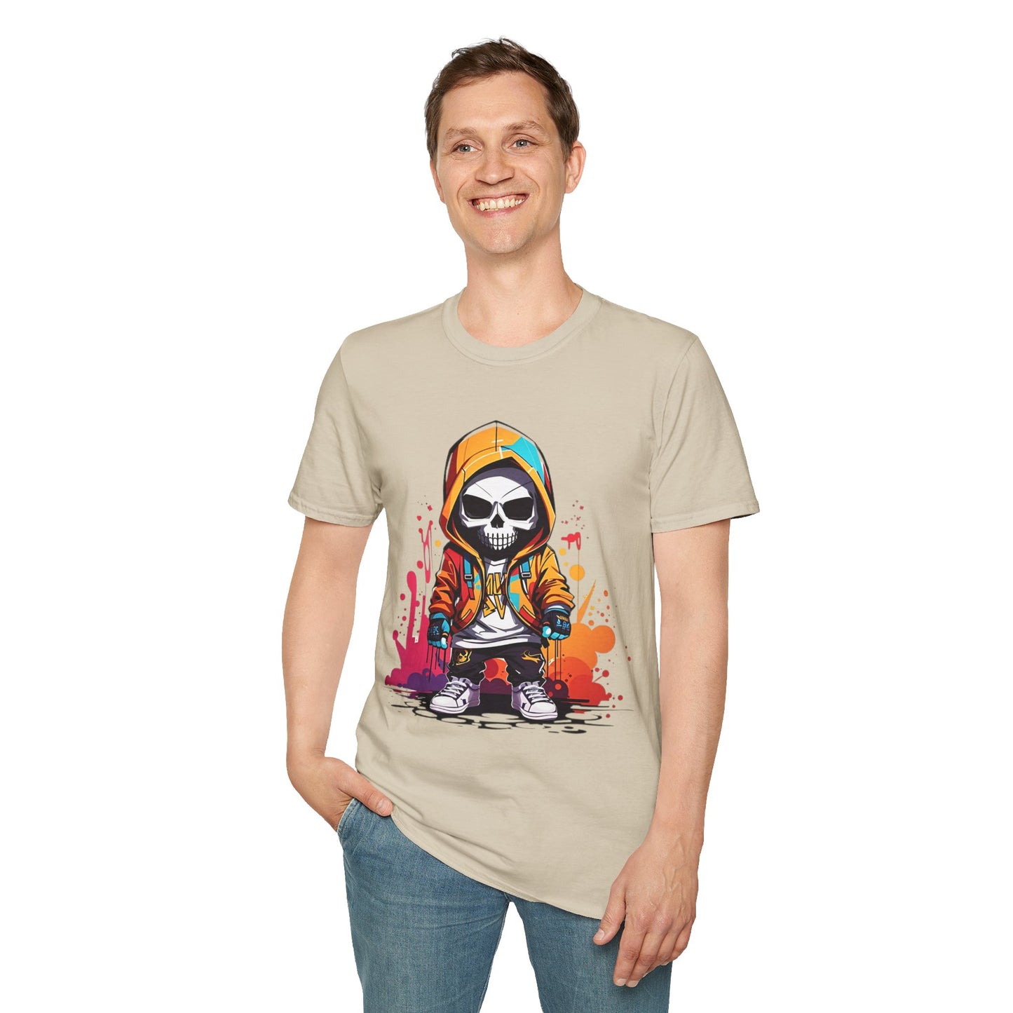 Skull Tee Shirt, Skeleton Shirt, Shirt with Skull, Shirt with Skeleton