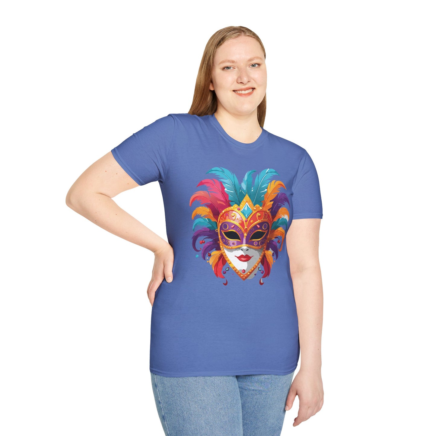 Mask Tee Shirt, Mask Shirt, Shirt with Mask, Masquerade Tees