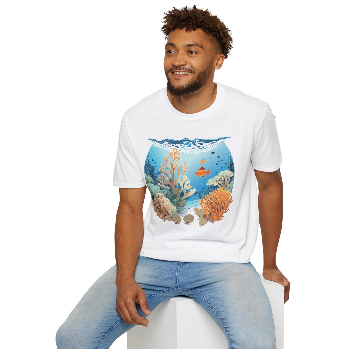 Ocean Tee Shirt, Ocean Shirt, Shirt with Ocean, U boat Tees, Shirt with U-Boat