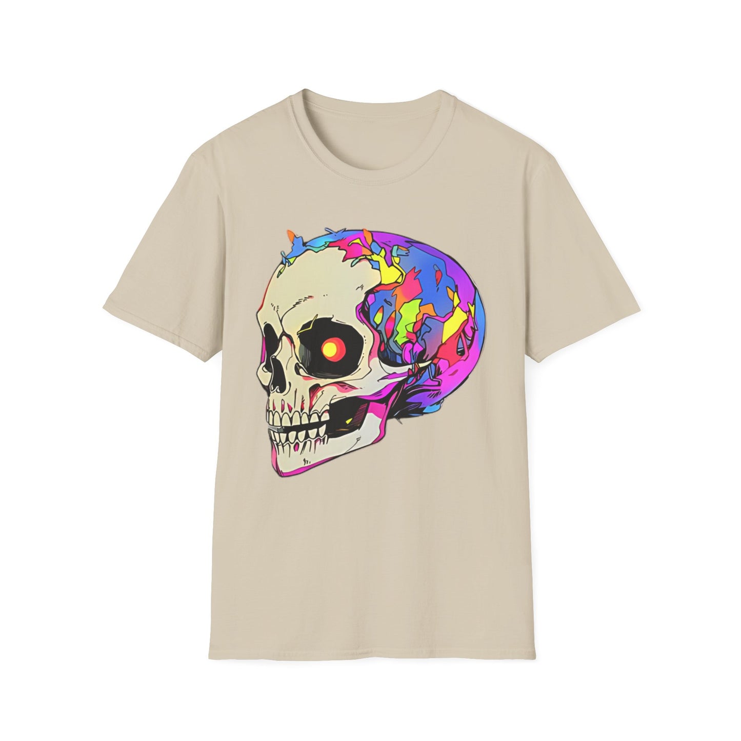Skull Tee Shirt, Skeleton Shirt, Shirt with Skull, Shirt with Skeleton