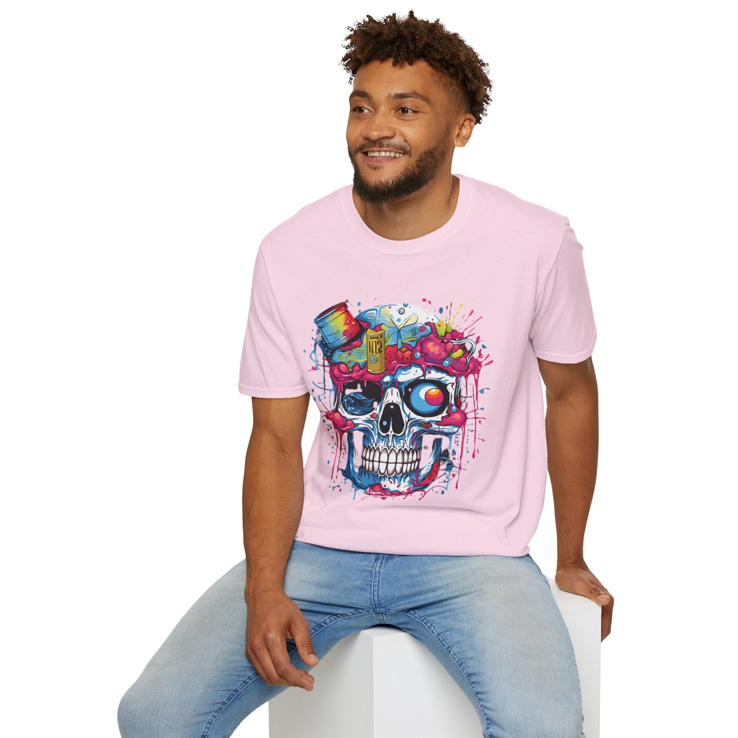 Skull Tee Shirt, Skeleton Shirt, Shirt with Skull, Shirt with Skeleton