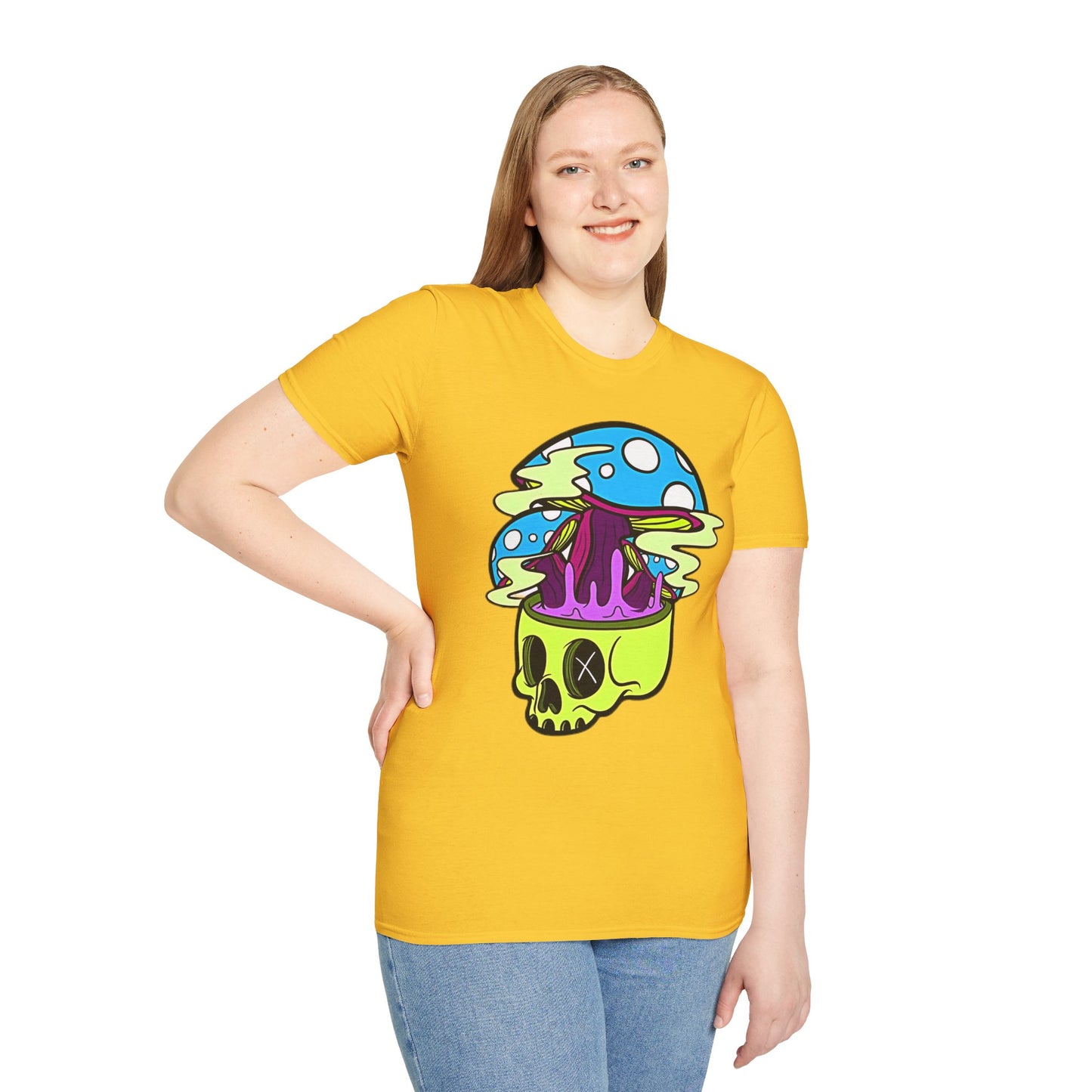 Skull Tee Shirt, Skeleton Shirt, Shirt with Skull, Shirt with Skeleton