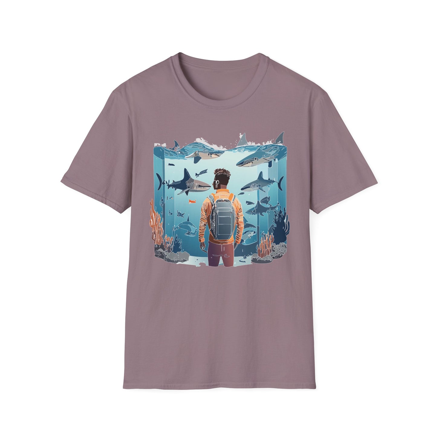 Ocean Tee Shirt, Ocean Shirt, Shirt with Ocean, U boat Tees, Shirt with U-Boat