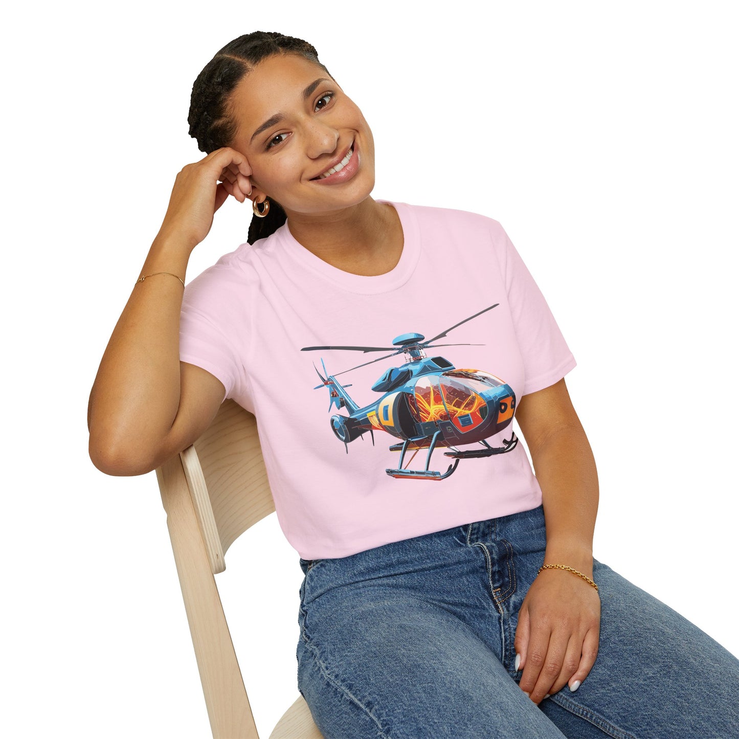 Chopper Shirt, Helicopter Shirt, Shirt with Helicopter, T Shirt with Chopper