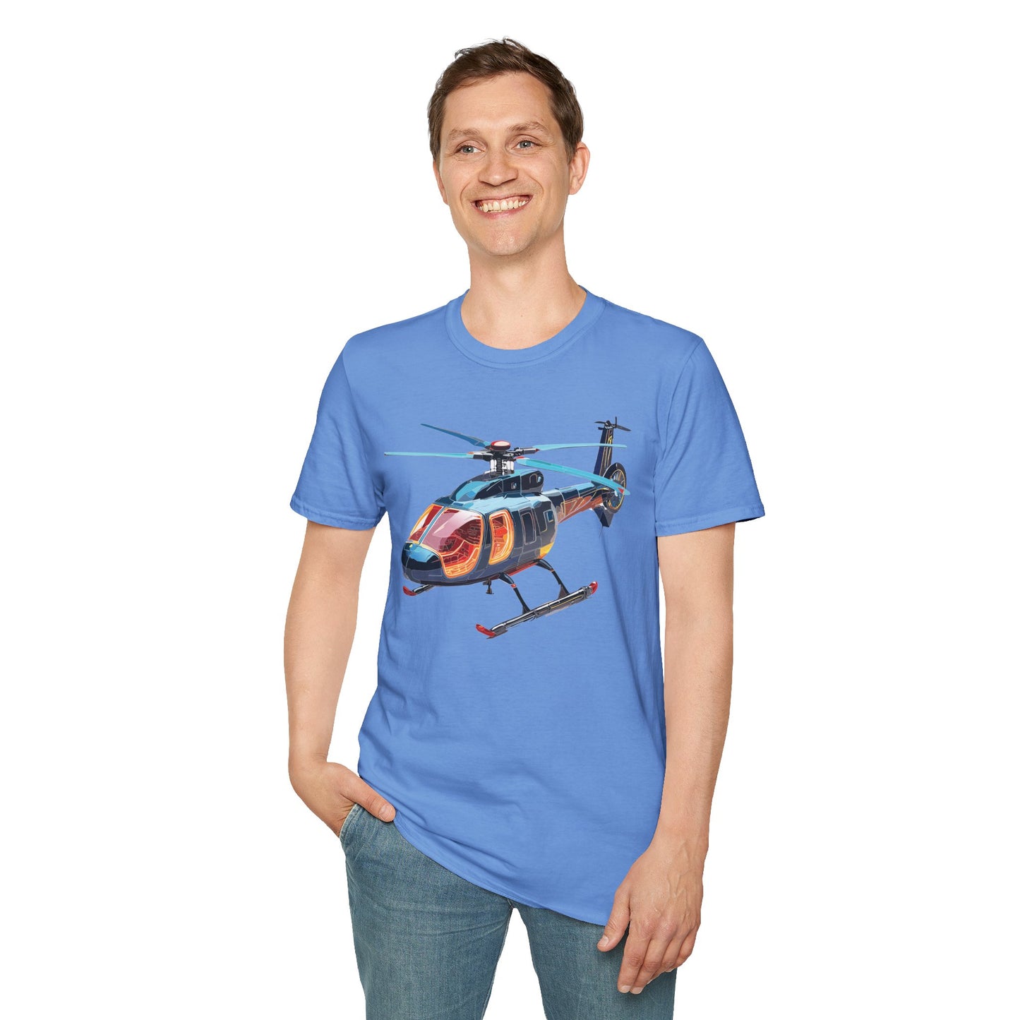 Chopper Shirt, Helicopter Shirt, Shirt with Helicopter, T Shirt with Chopper