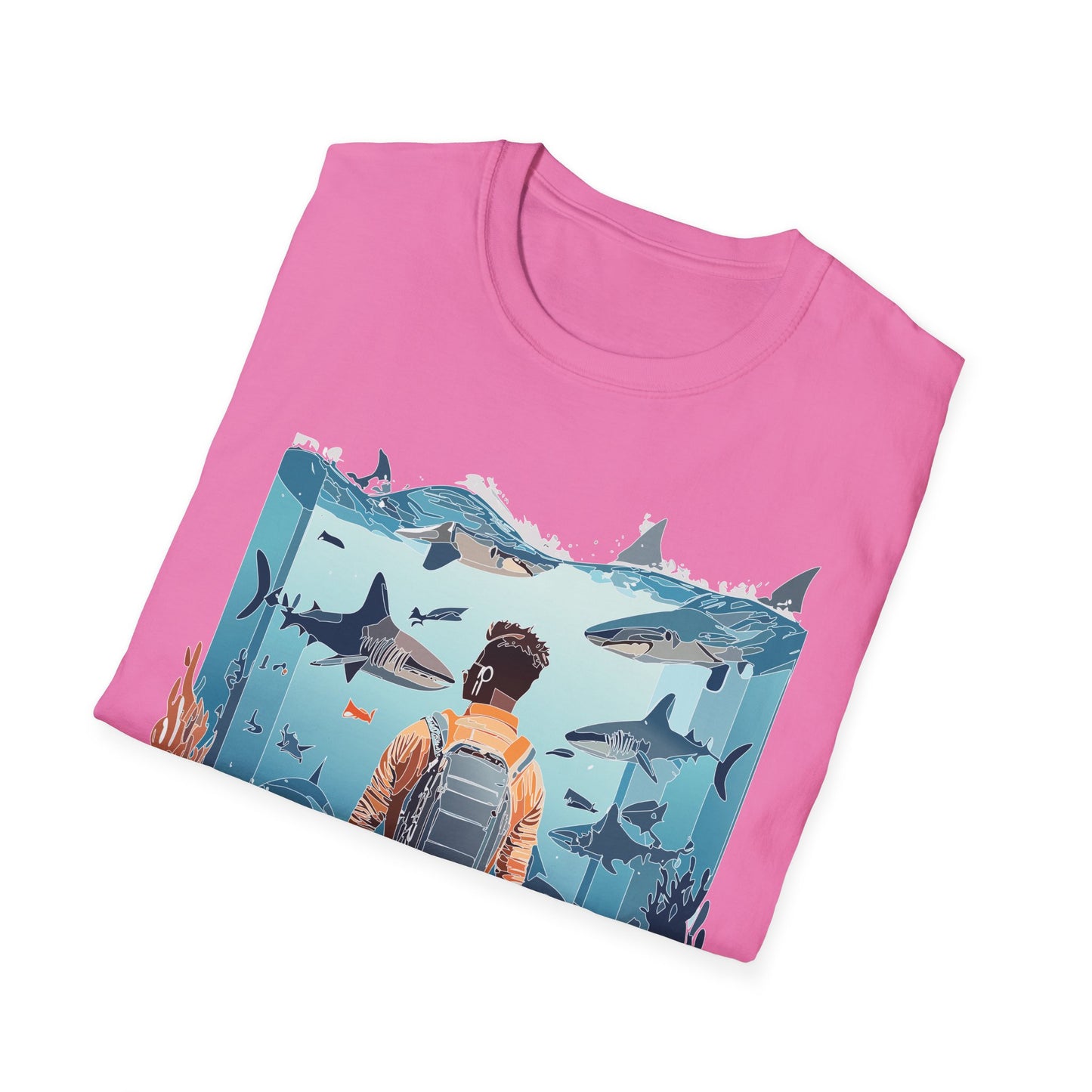 Ocean Tee Shirt, Ocean Shirt, Shirt with Ocean, U boat Tees, Shirt with U-Boat