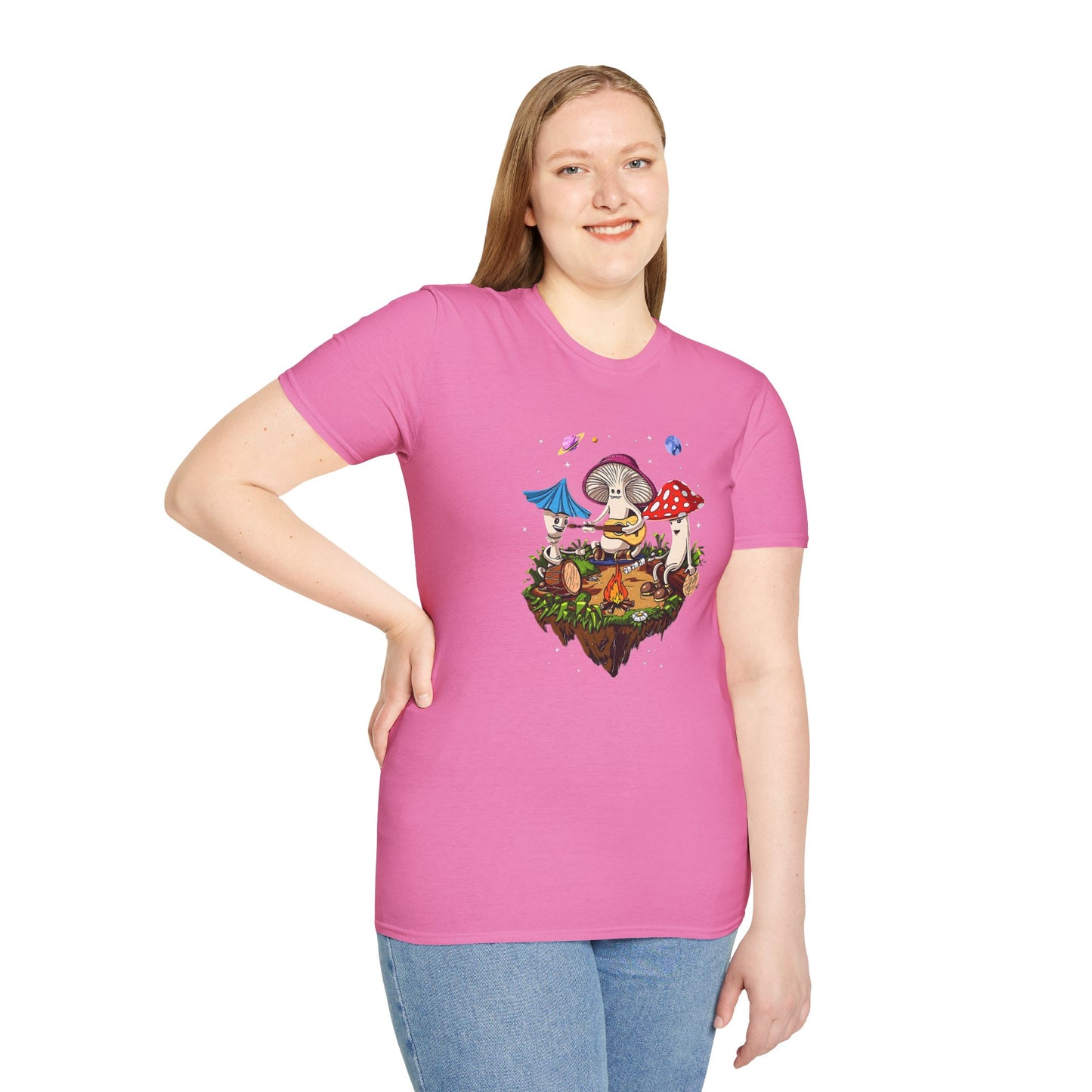 Mashroom Tee Shirt, Mashroom Shirt, Shirt with Funny Mashroom, Shirt with Fungus