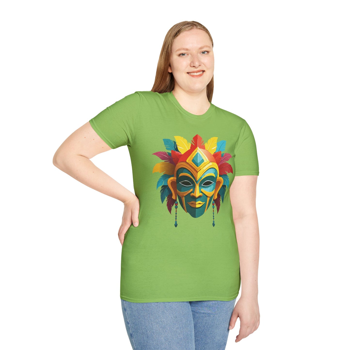 Mask Tee Shirt, Mask Shirt, Shirt with Mask, Masquerade Tees