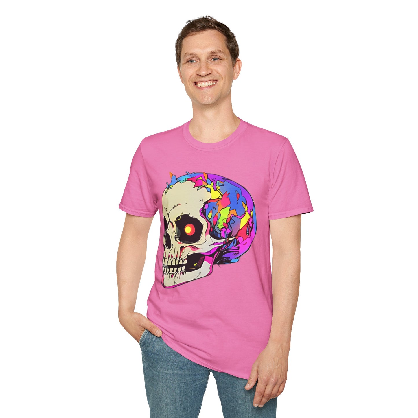 Skull Tee Shirt, Skeleton Shirt, Shirt with Skull, Shirt with Skeleton