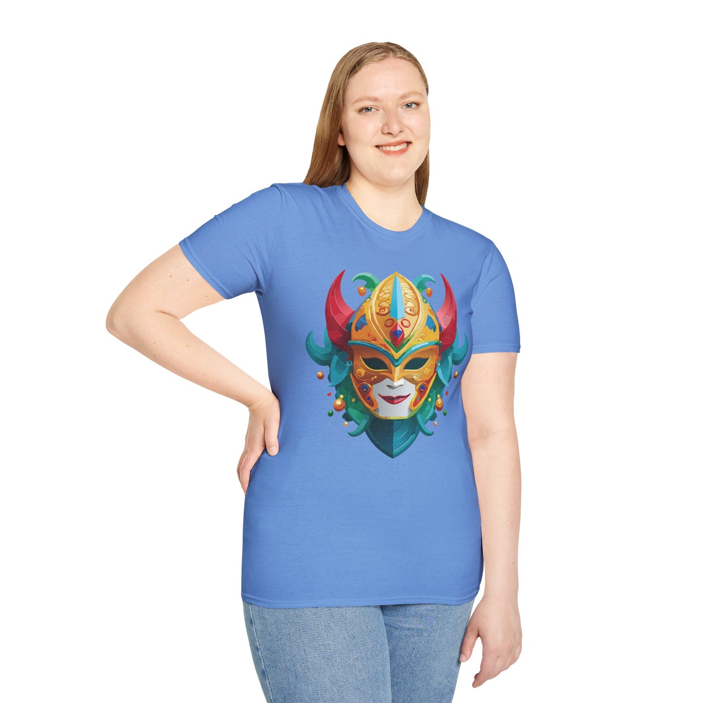 Mask Tee Shirt, Mask Shirt, Shirt with Mask, Masquerade Tees