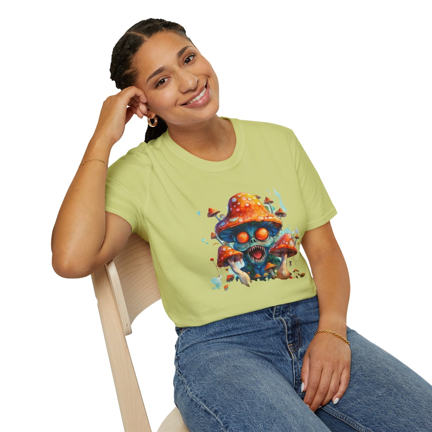 Mashroom Tee Shirt, Mashroom Shirt, Shirt with Funny Mashroom, Shirt with Fungus