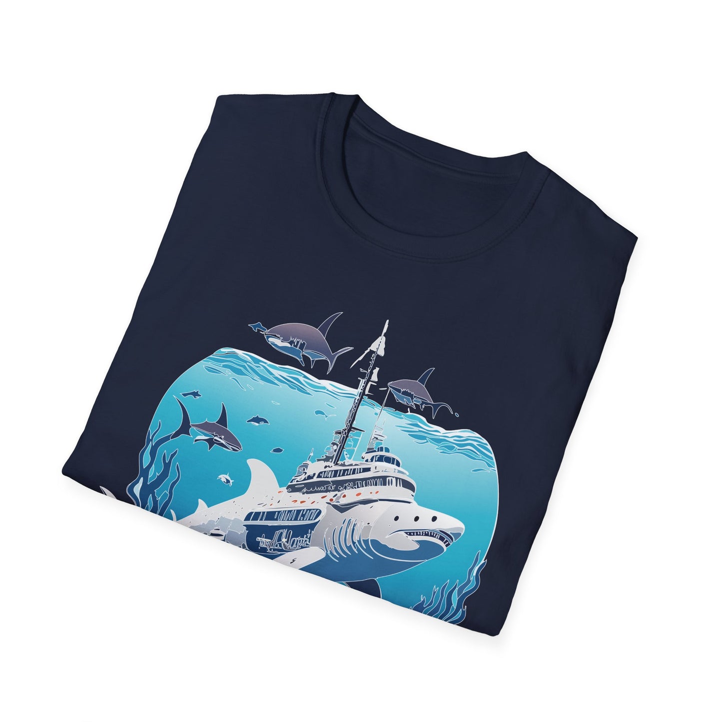 Ocean Tee Shirt, Ocean Shirt, Shirt with Ocean, U boat Tees, Shirt with U-Boat