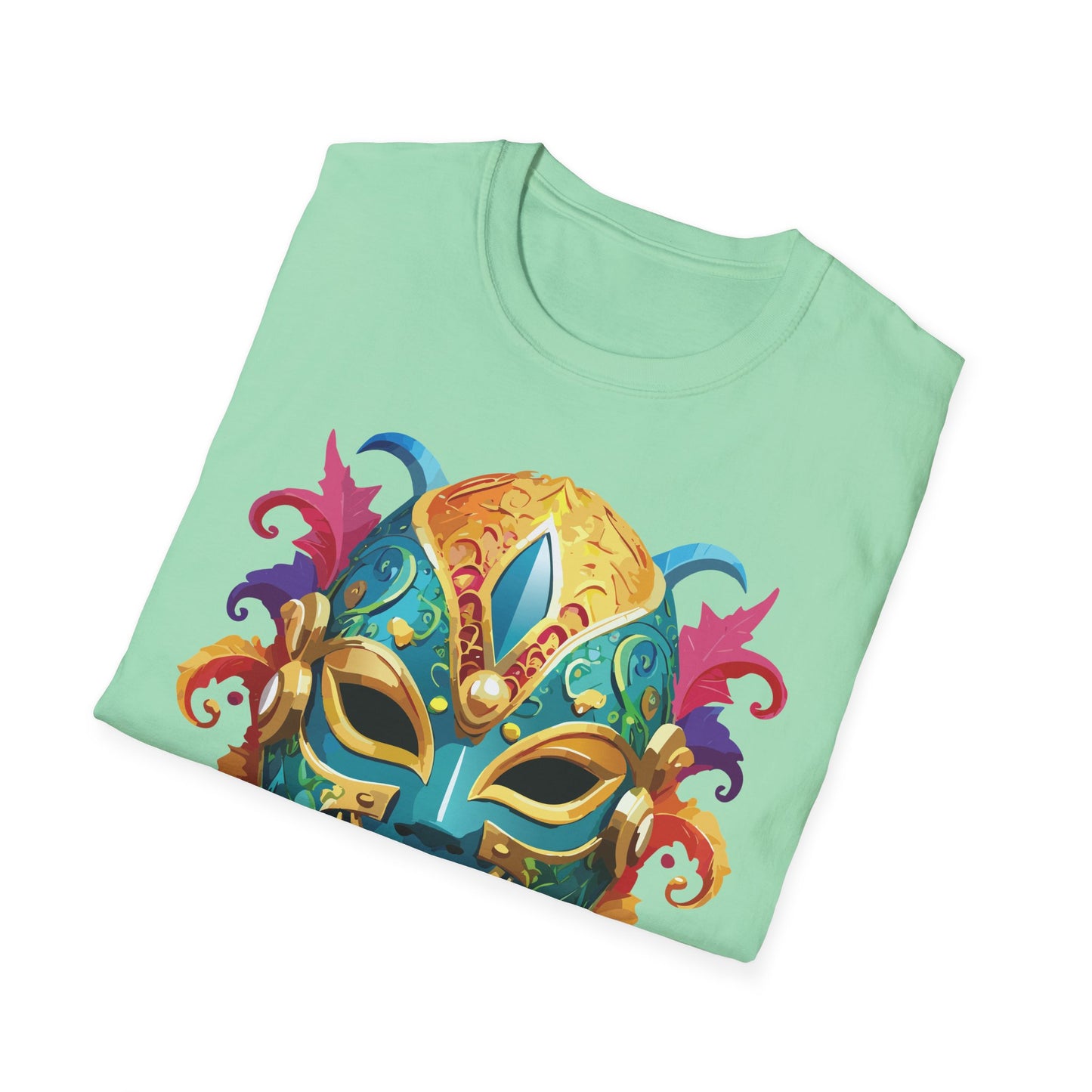 Mask Tee Shirt, Mask Shirt, Shirt with Mask, Masquerade Tees