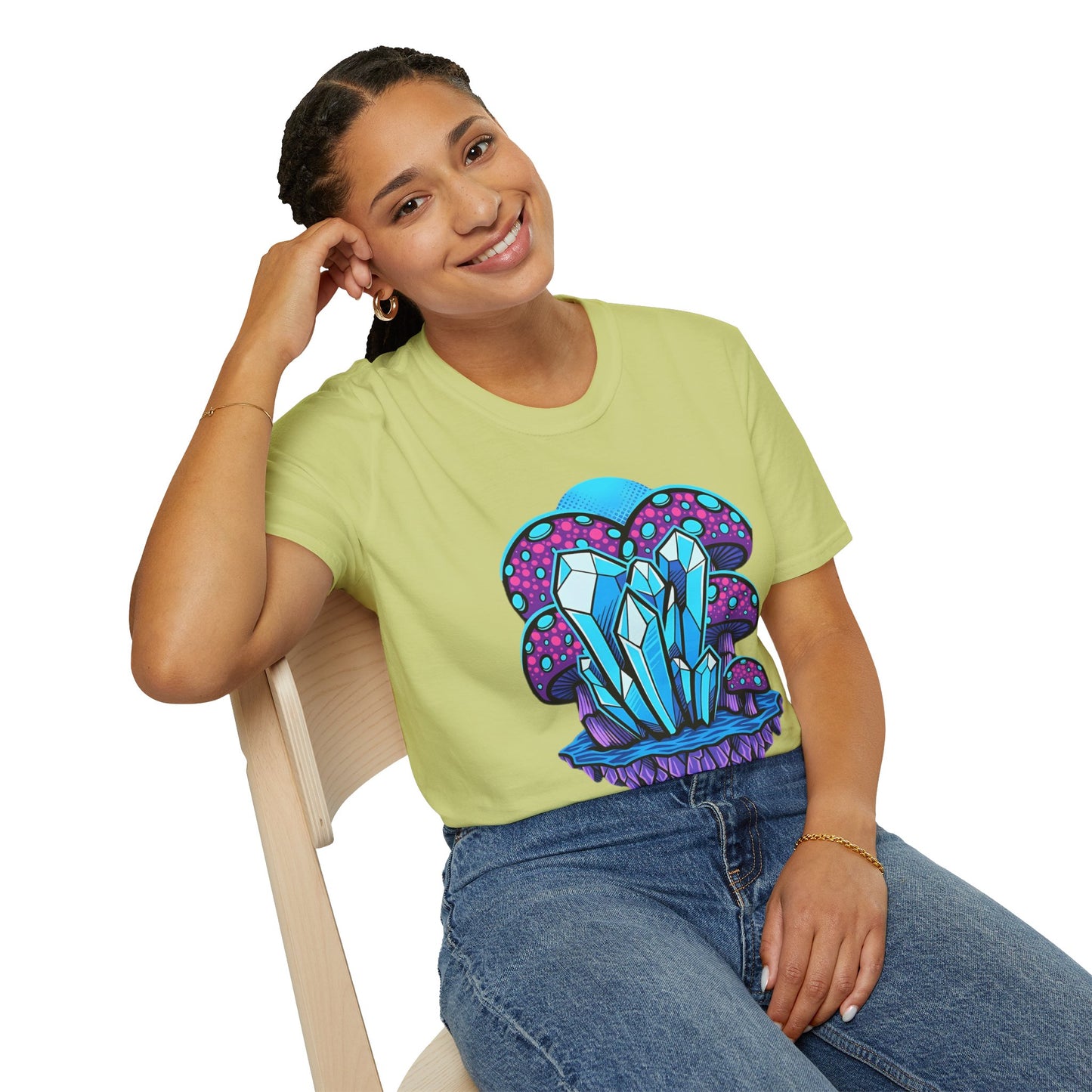 Mashroom Tee Shirt, Mashroom Shirt, Shirt with Funny Mashroom, Shirt with Fungus