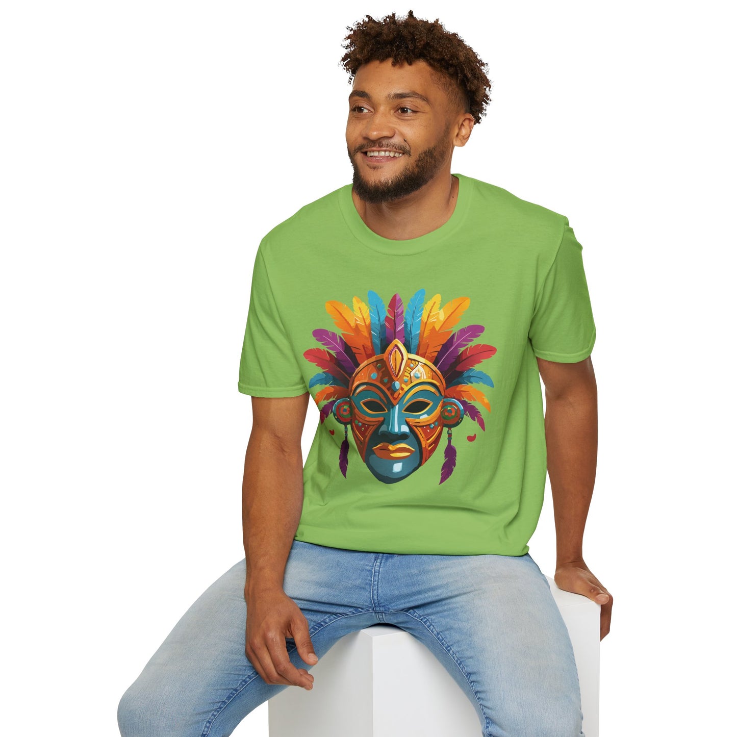 Mask Tee Shirt, Mask Shirt, Shirt with Mask, Masquerade Tees