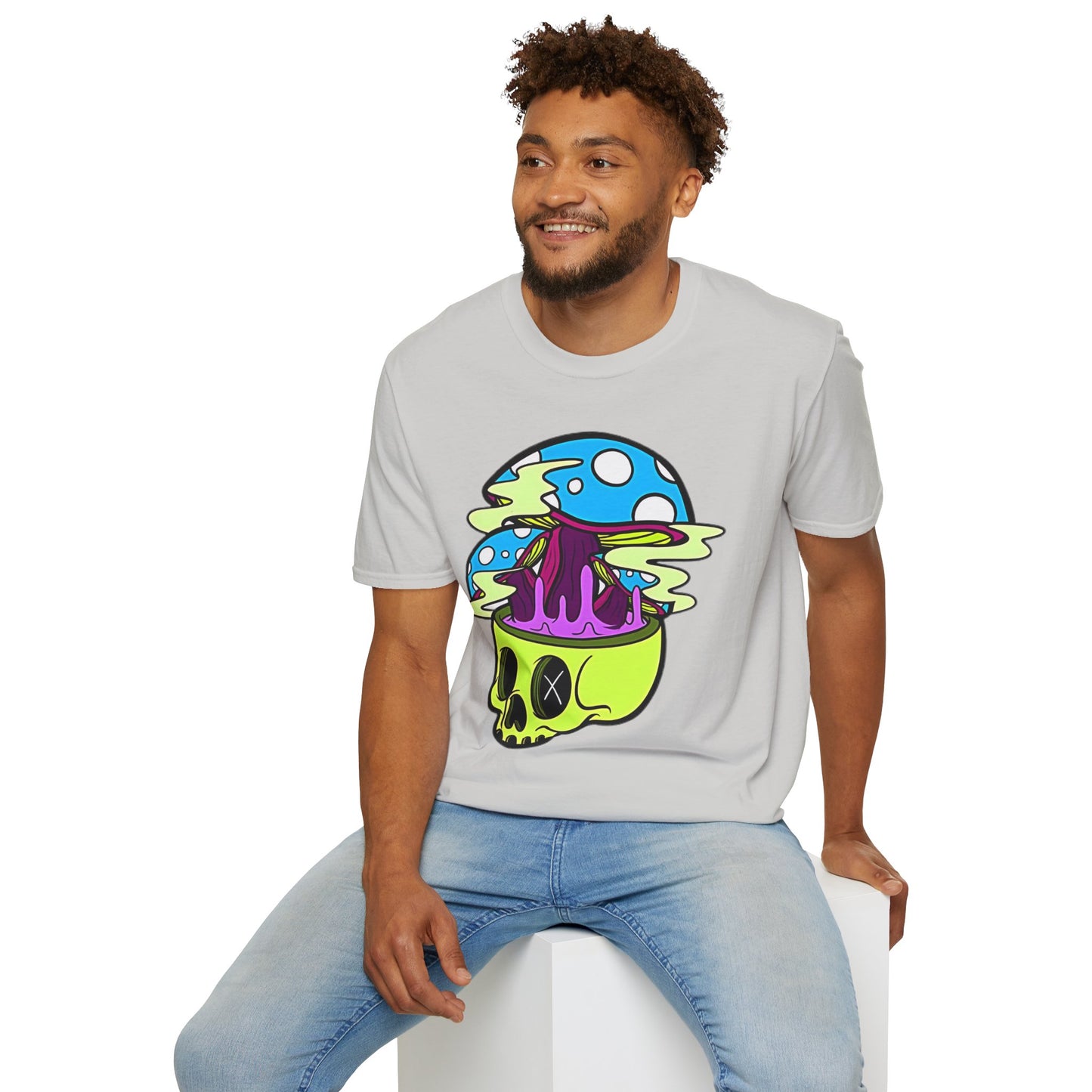 Skull Tee Shirt, Skeleton Shirt, Shirt with Skull, Shirt with Skeleton