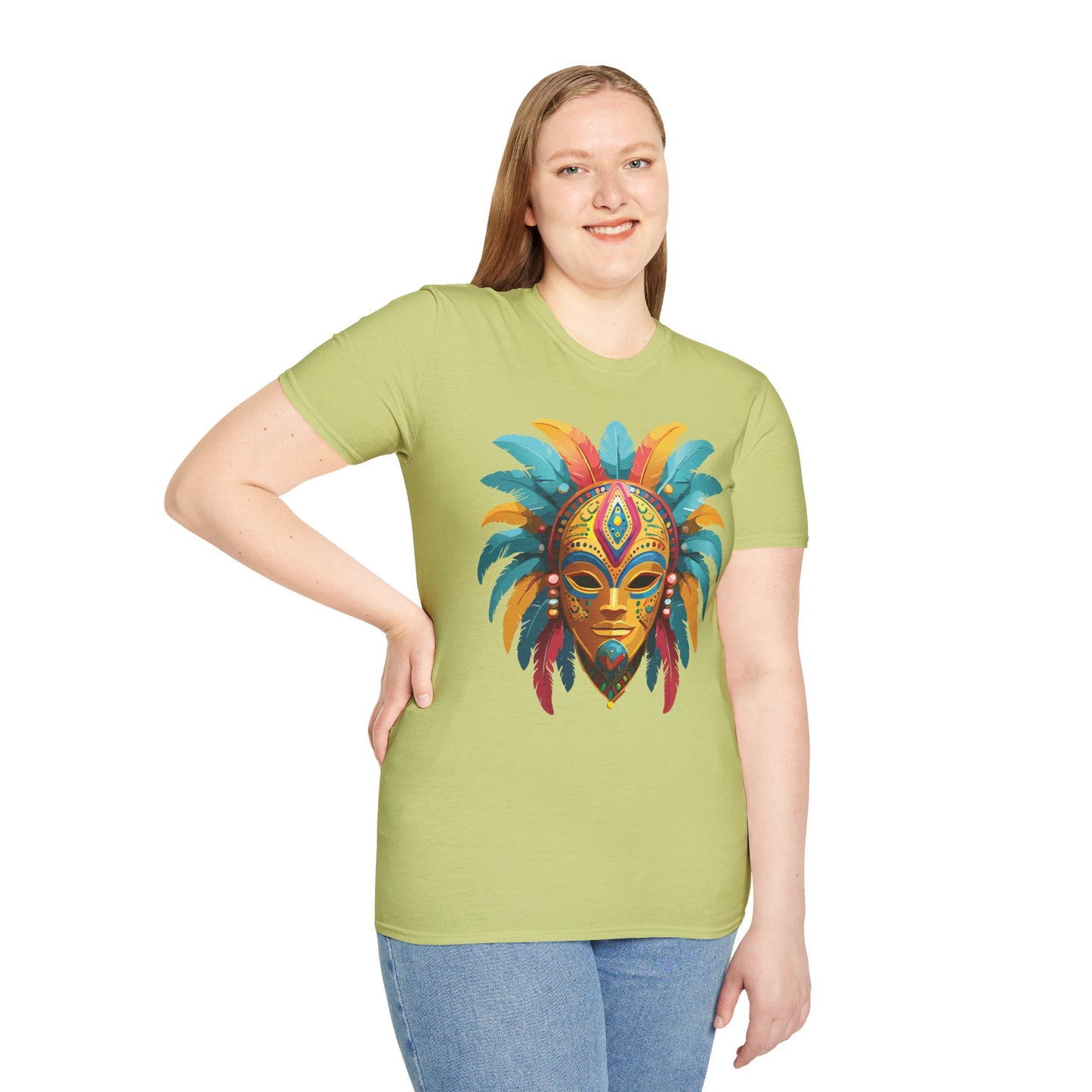 Mask Tee Shirt, Mask Shirt, Shirt with Mask, Masquerade Tees