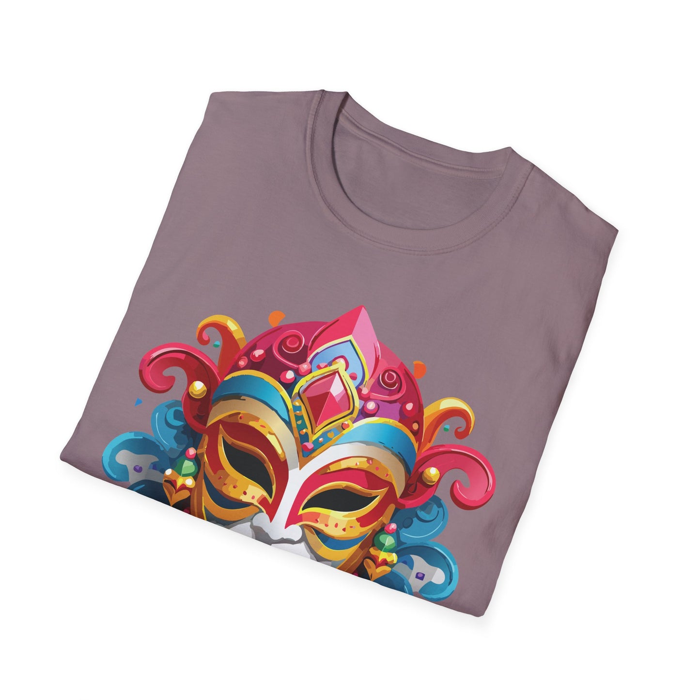 Mask Tee Shirt, Mask Shirt, Shirt with Mask, Masquerade Tees